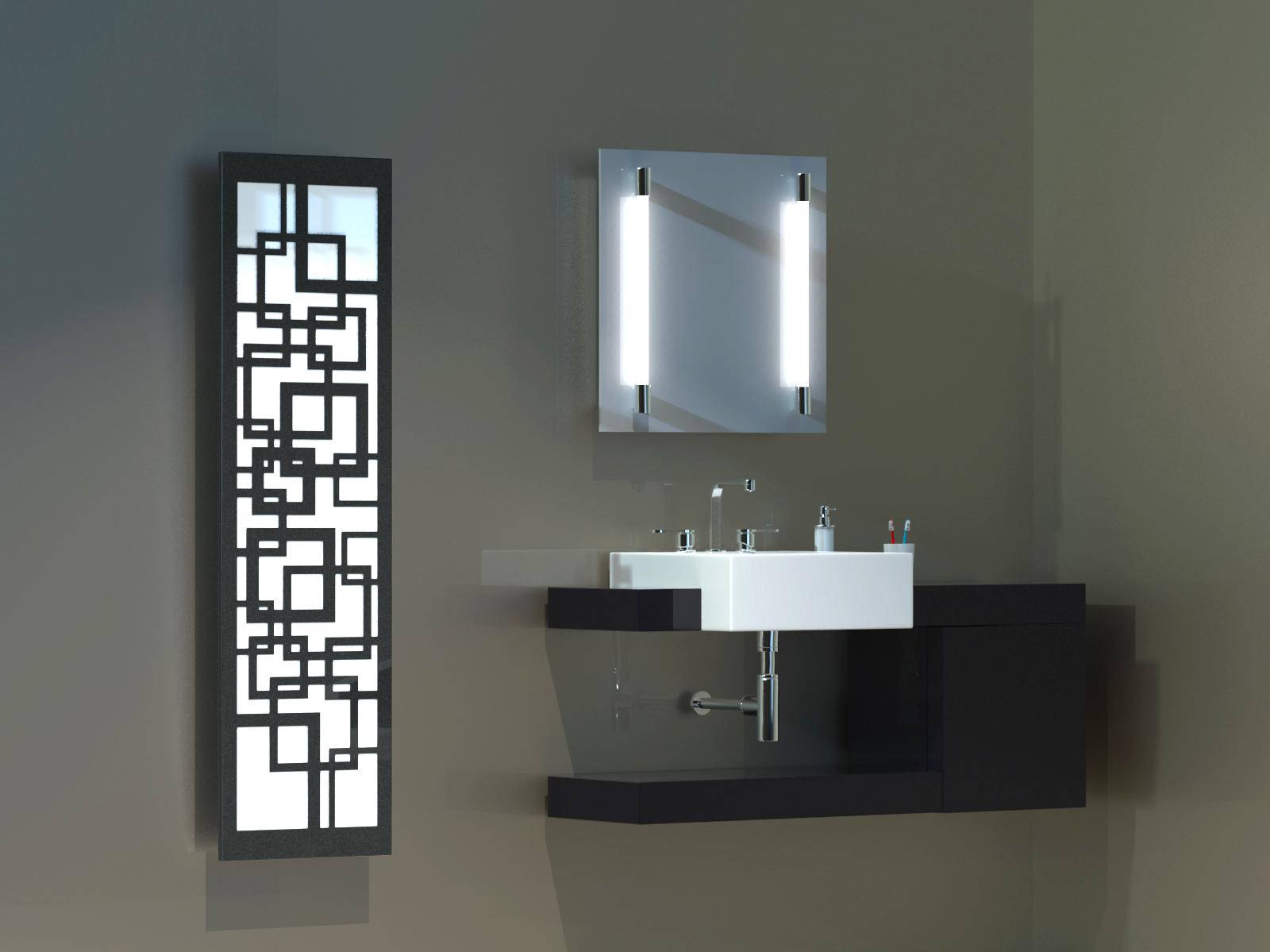 BADHEIZKÖRPER Design Quadrat 3 180x47cm 1118 Watt anthrazit moonstone SZAGATO Designheizkörper Handtuchheizkörper mit Mittelanschluss Handtuchwärmer