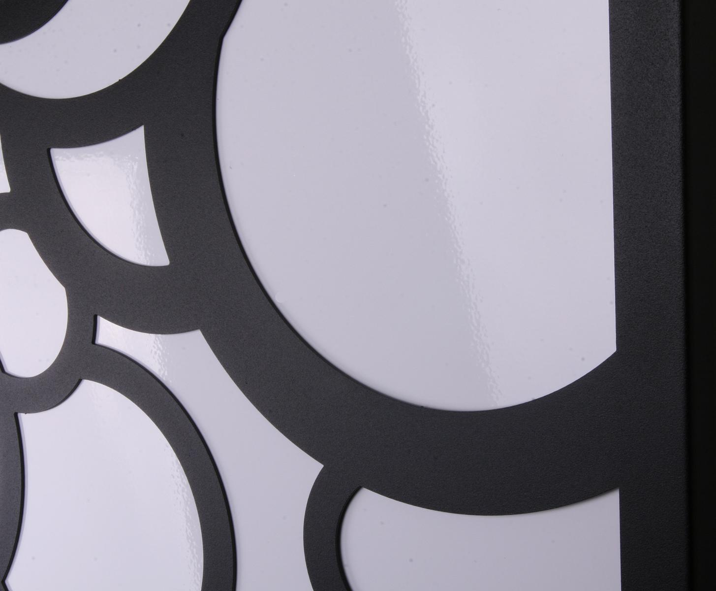 BADHEIZKÖRPER Design Kreta 2 120x47cm 799 Watt weiß schwarz +1 Halter 50mm SZAGATO Designheizkörper Handtuchheizkörper Mittelanschluss Handtuchwärmer