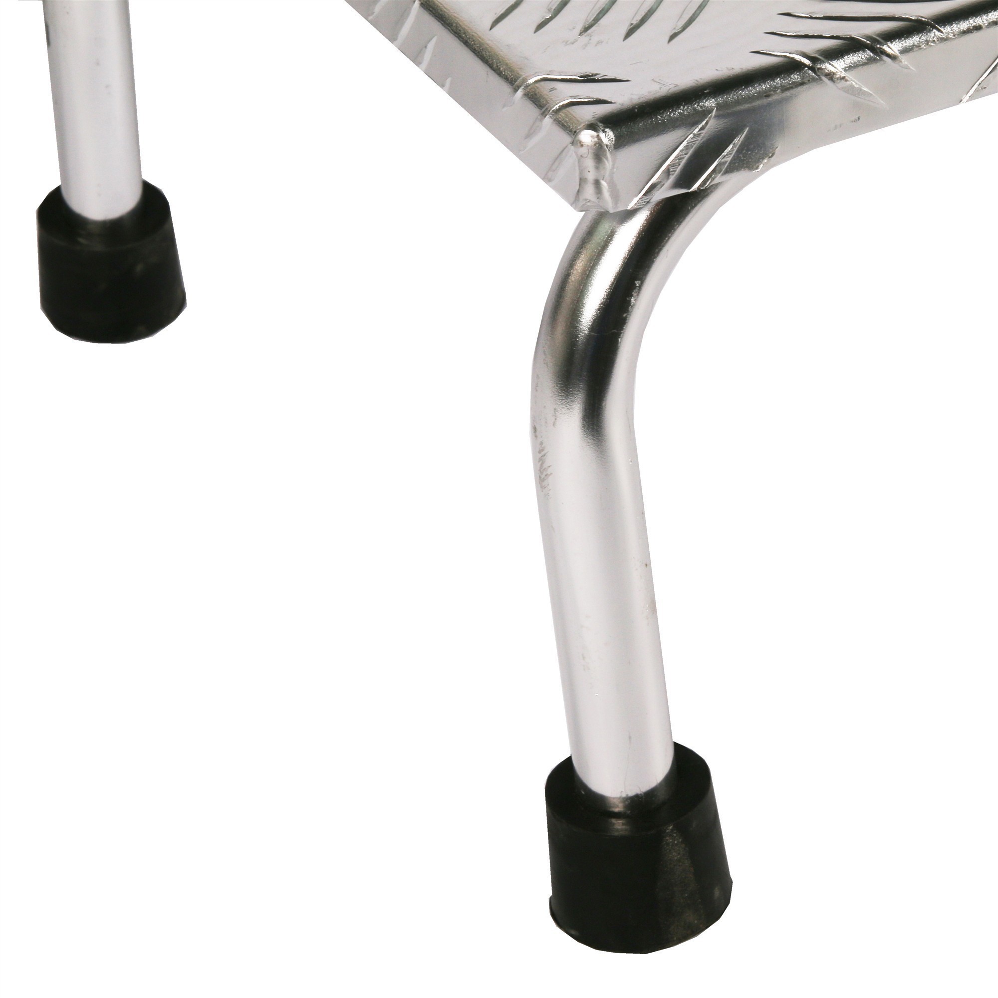 Podesttreppe ALU 5-stufig HxBxT 96x61x149cm SZAGATO mobiler Montagetritt ALU Montagetritte mit Plattform Stufentritt tragbare Treppe Treppenleiter