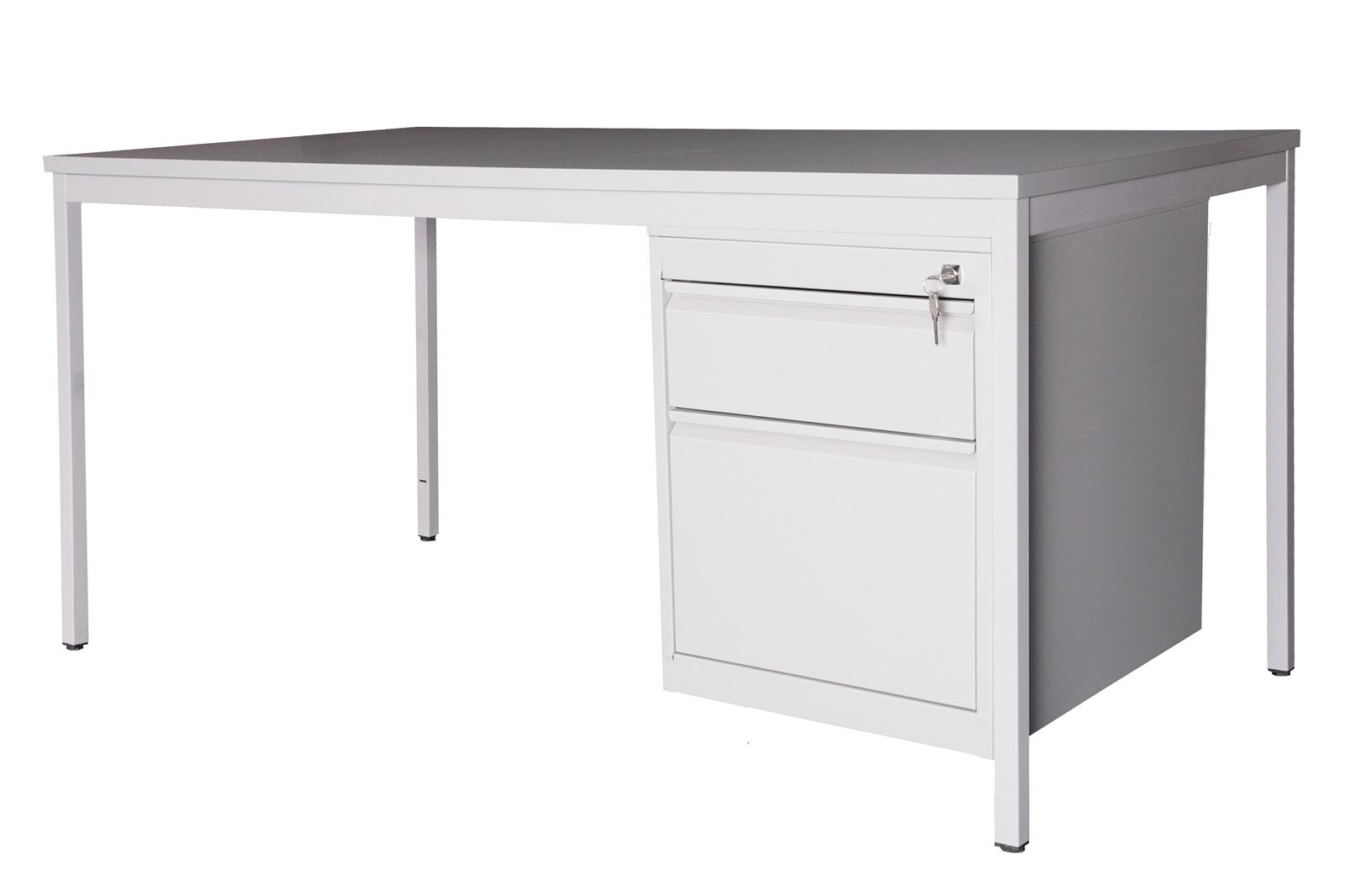 SET Schreibtisch 180x80 cm + Unterbauschrank Professional 2 Schubladen