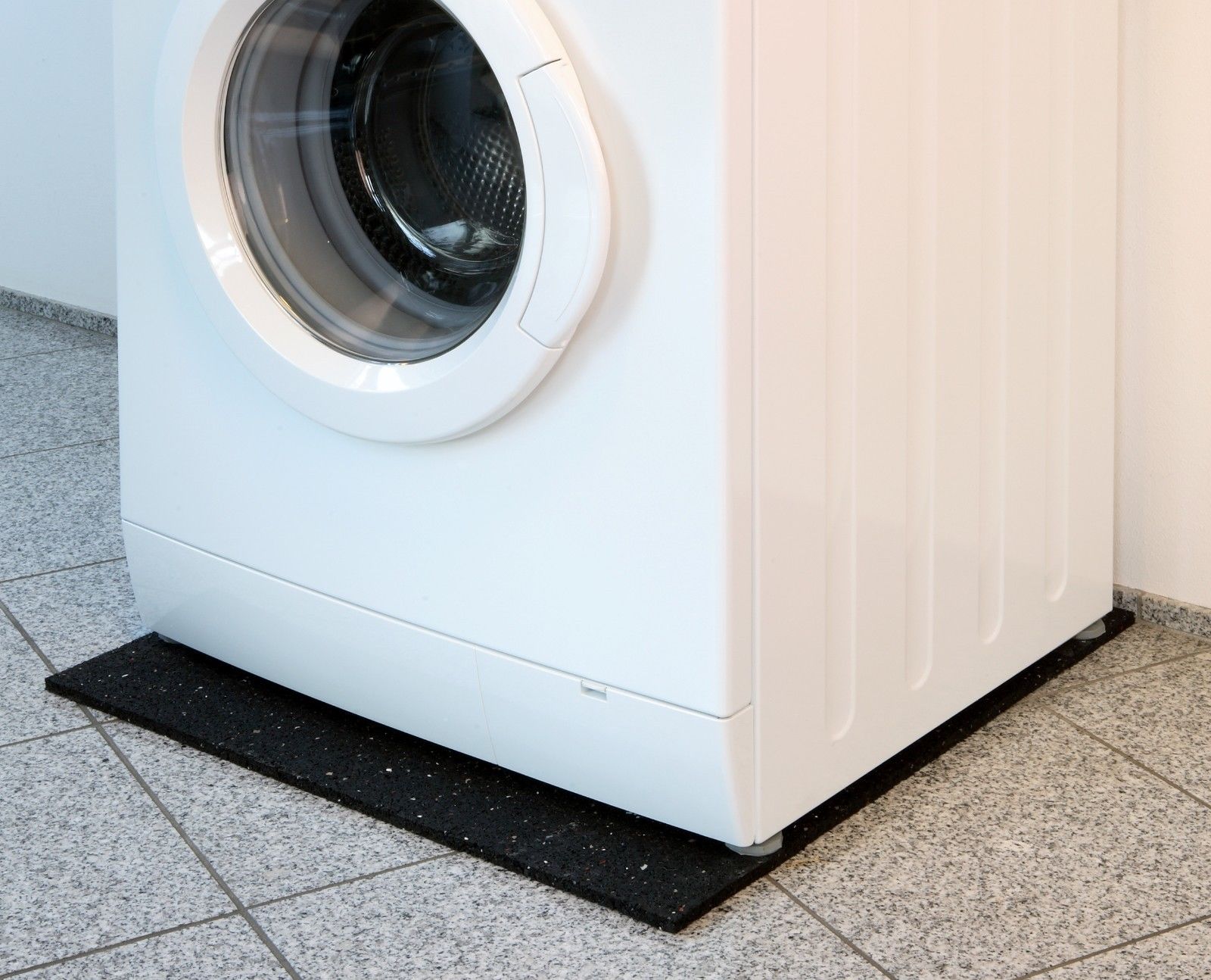 Gummimatte Waschmaschinen Anti - Vibrationsmatte 60x60x1,5cm SZAGATO Meterware Gummimatt Gummi Matte Gummigranulatmatte Antirutschmatte recycelt