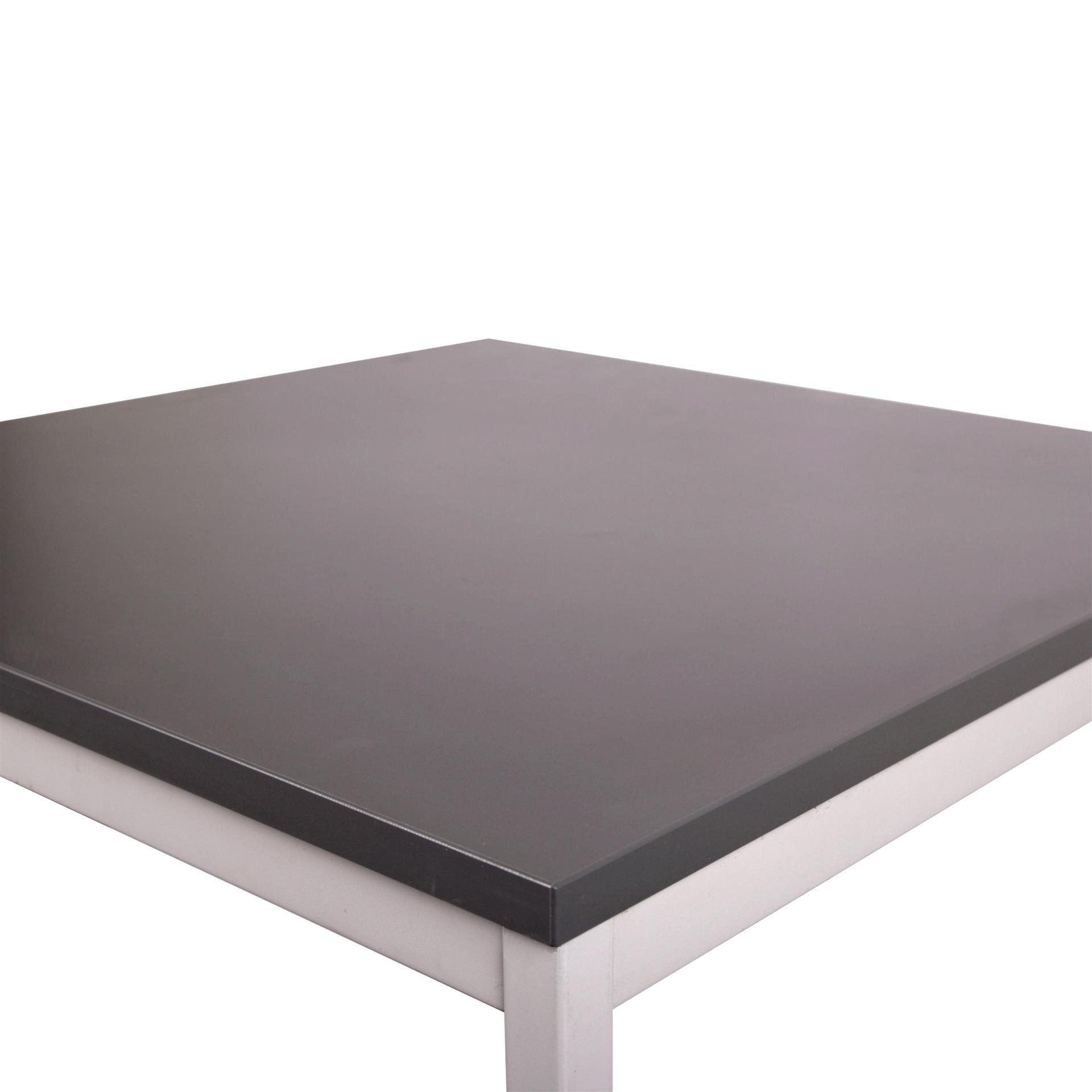 Schreibtisch Stahl LxB 120x80cm Buche SZAGATO SZAGATO Made in Germany Schreibtisch höhenverstellbar Arbeitstisch Bürotisch Druckertisch Computertisch