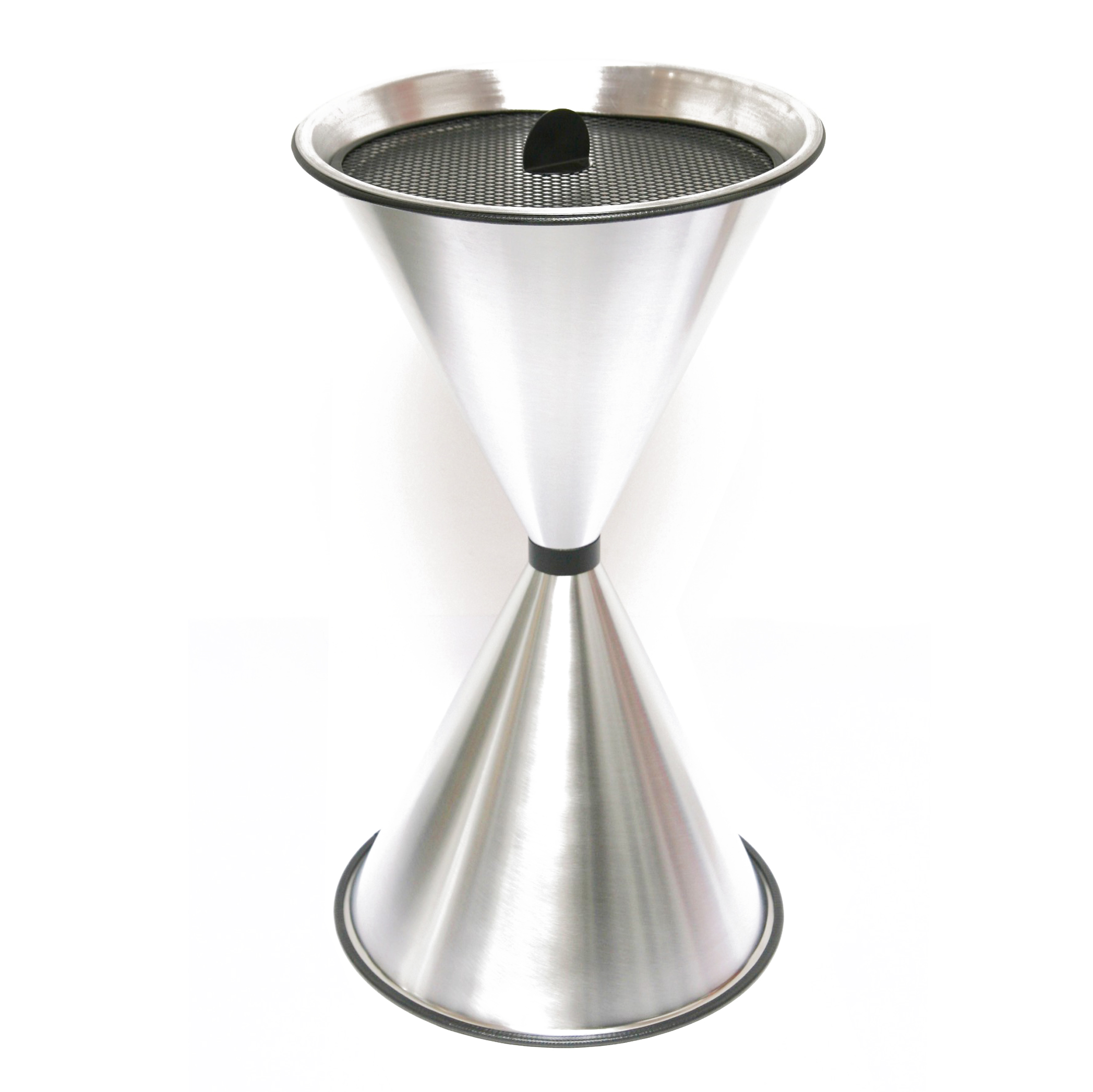 Stand Aschenbecher Diabolo 71x40cm Aluminium inkl. 25kg Quarzsand SZAGATO Aschenbecher groß Standaschenbecher außen Aschenbecher stehend draußen