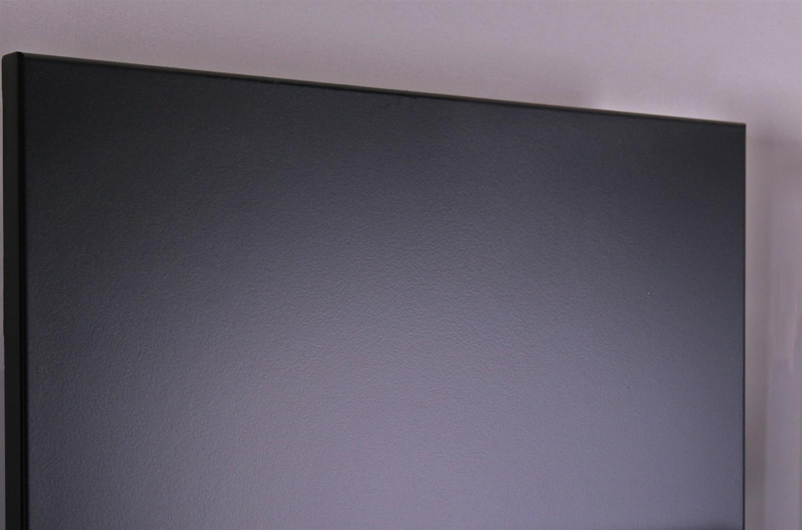 BADHEIZKÖRPER Design Mirror Steel 5 120x47cm 1458 Watt schwarz SZAGATO Designheizkörper Handtuchheizkörper mit Mittelanschluss Handtuchwärmer