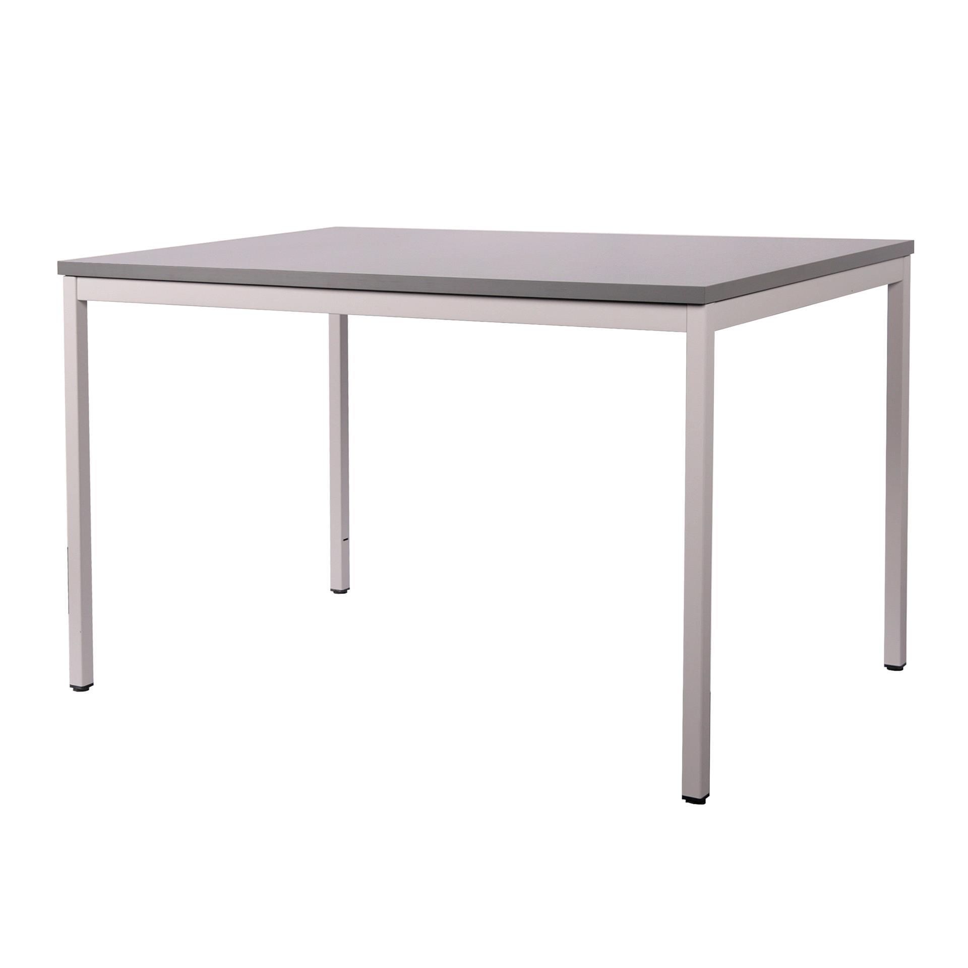 Schreibtisch Stahl LxB 120x80cm Buche SZAGATO SZAGATO Made in Germany Schreibtisch höhenverstellbar Arbeitstisch Bürotisch Druckertisch Computertisch