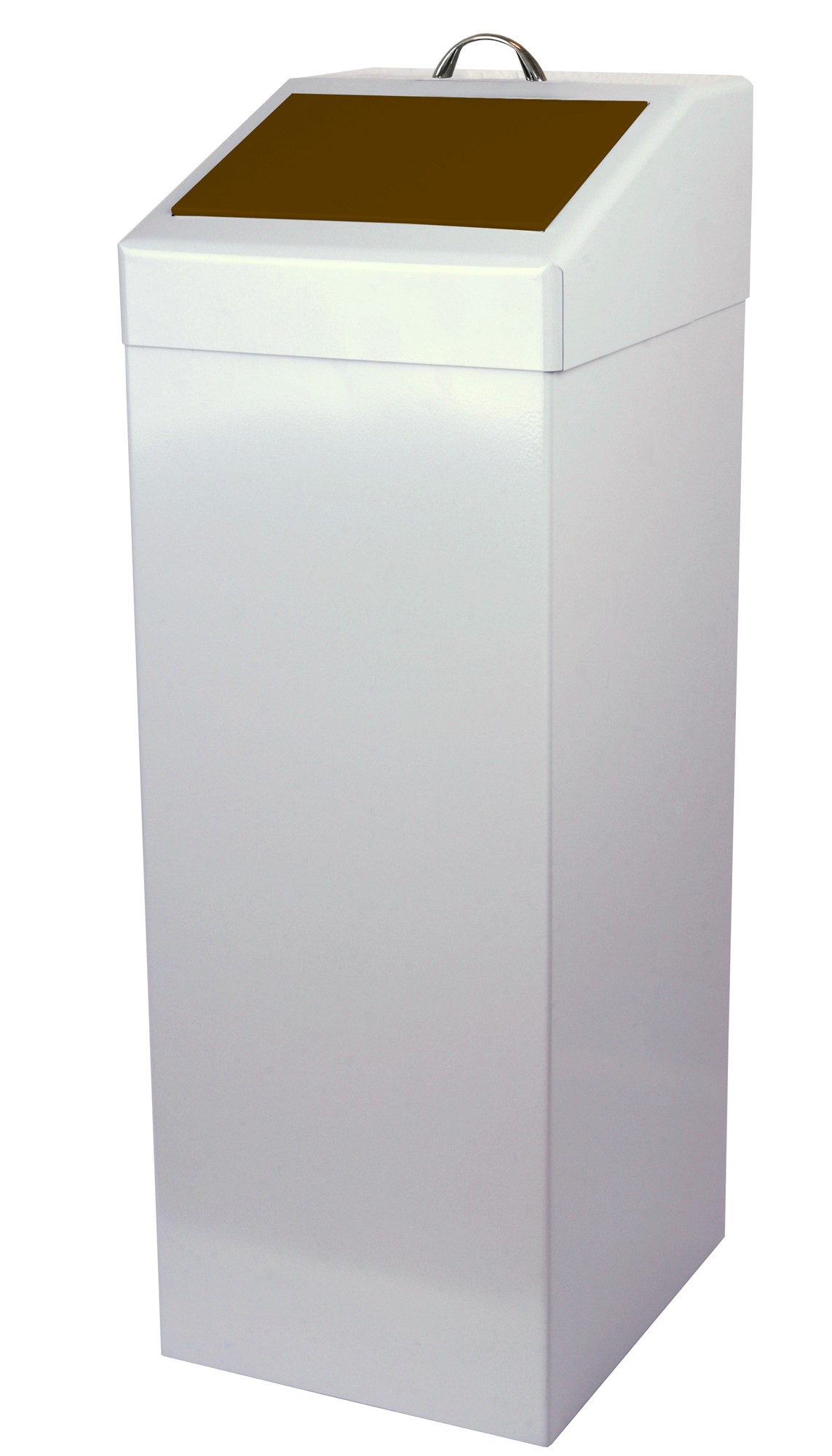 Abfallbehälter 87 ltr HxBxT 90x34x38cm braun SZAGATO Made in Germany Abfalleimer Abfallsammler Mülleimer großes Volumen Wertstoffsammler groß stehend
