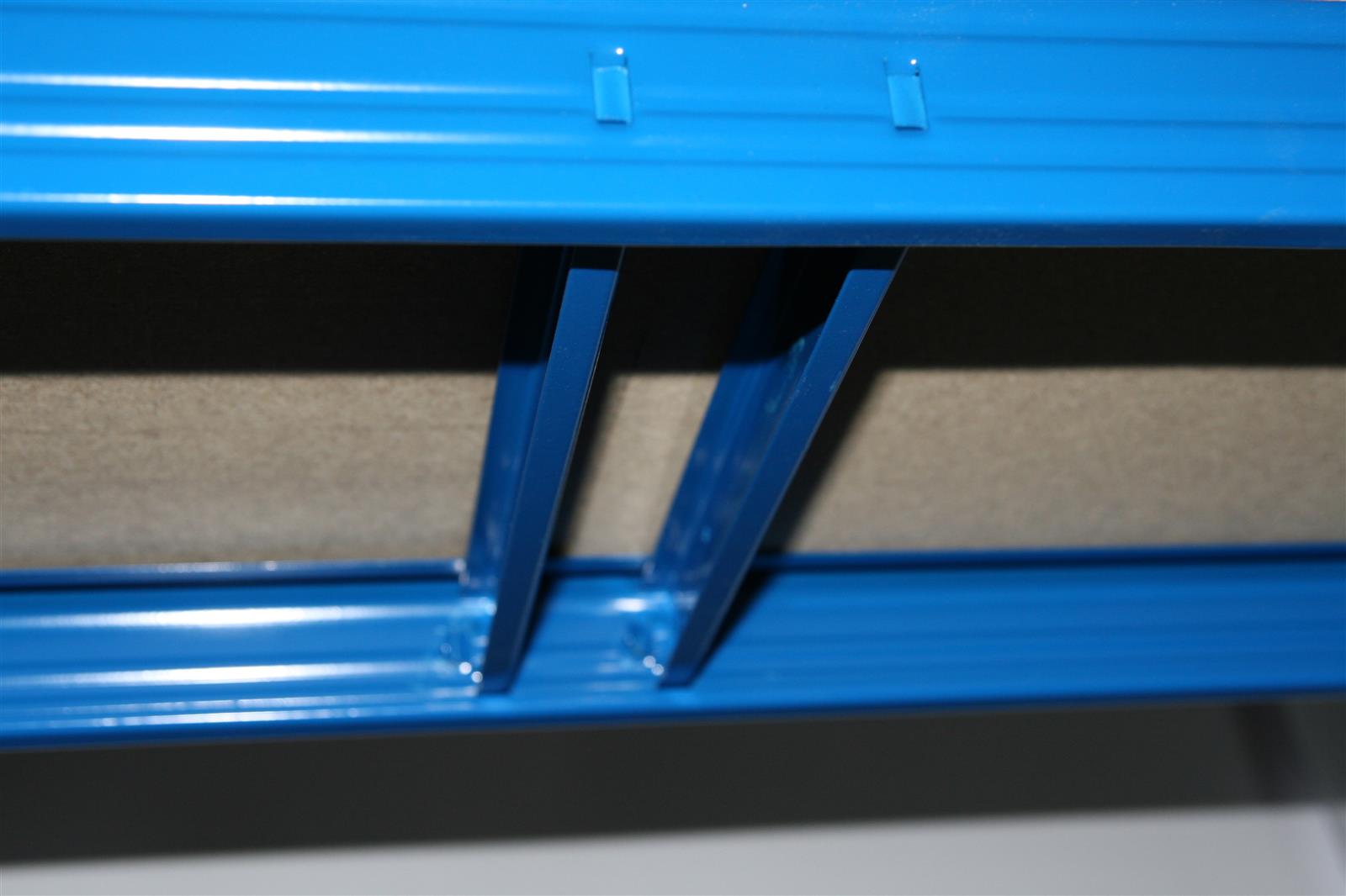 Werkbank Verpackungstisch 350 kg Profi 100x150x80cm 2 Böden blau SZAGATO Werkbank als Regal Werkbänk Metallregal Fachbodenregal Regalsystem Werkbank Verpackungstisch 350 kg Profi 100x150x80cm 2 Böden blau SZAGATO Werkbank als Regal Werkbänk Metallregal Fachbodenregal Regalsystem