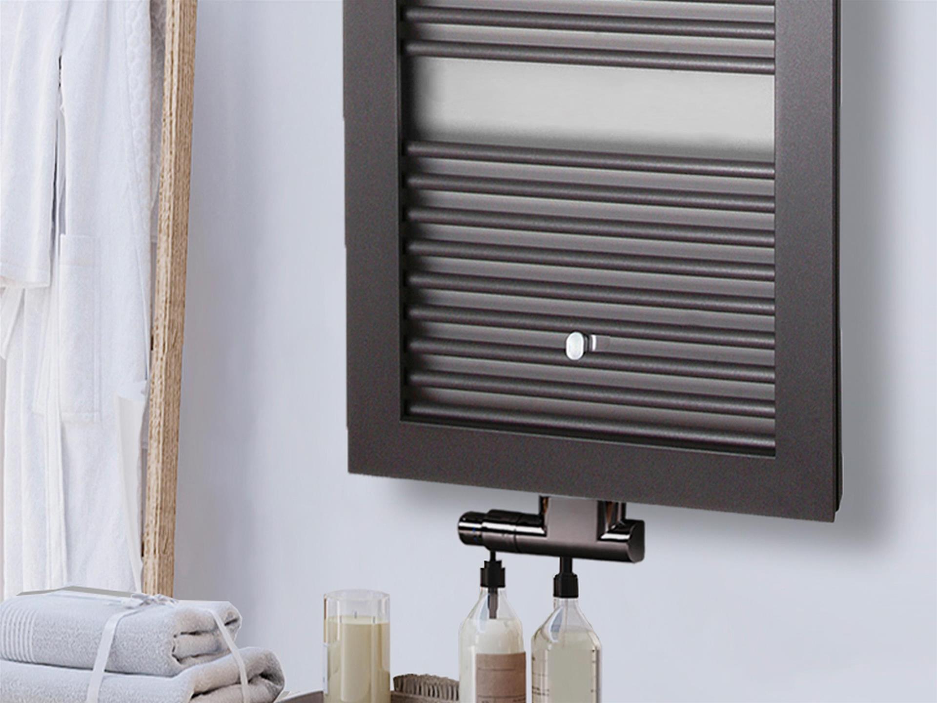 BADHEIZKÖRPER Design Window 3 177x60cm 1224 Watt anthrazit moonstone SZAGATO Designheizkörper Handtuchheizkörper mit Mittelanschluss Handtuchwärmer