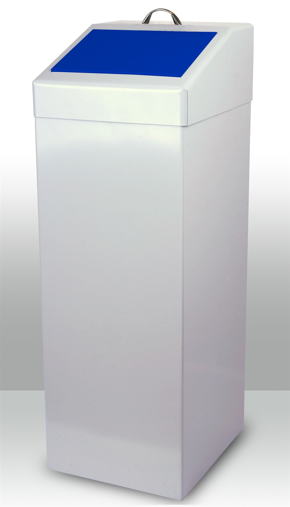Abfallbehälter 87 ltr + Innenbehälter 90x34x38cm blau SZAGATO Abfallbehälter Abfalleimer Abfallsammler Mülleimer großes Volumen Wertstoffsammler groß