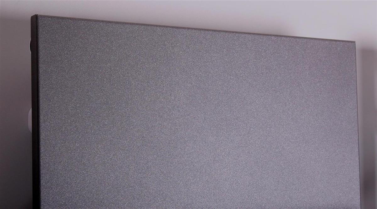 BADHEIZKÖRPER Design Mirror Steel 2 120x47cm 799 Watt anthrazit - moonstone SZAGATO Design Handtuchheizkörper mit Mittelanschluss Handtuchwärmer