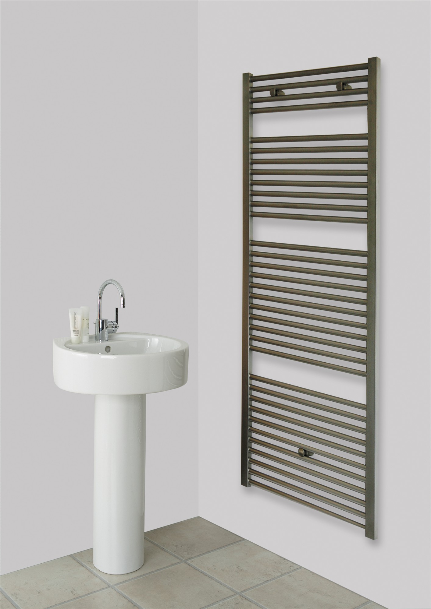 BADHEIZKÖRPER Design Hamburg 3 177 x 60 cm, 1118 Watt SZAGATO Design Heizkörper Handtuchheizkörper Seitenanschluss Handtuchwärmer mit Seitenanschluss #1