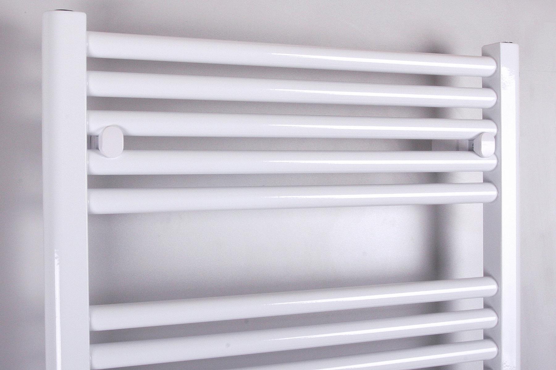BADHEIZKÖRPER Design Bremen 2 121x60cm 1018 Watt weiß SZAGATO Handtuchheizkörper Mittelanschluss Handtuchwärmer Mittelanschluss