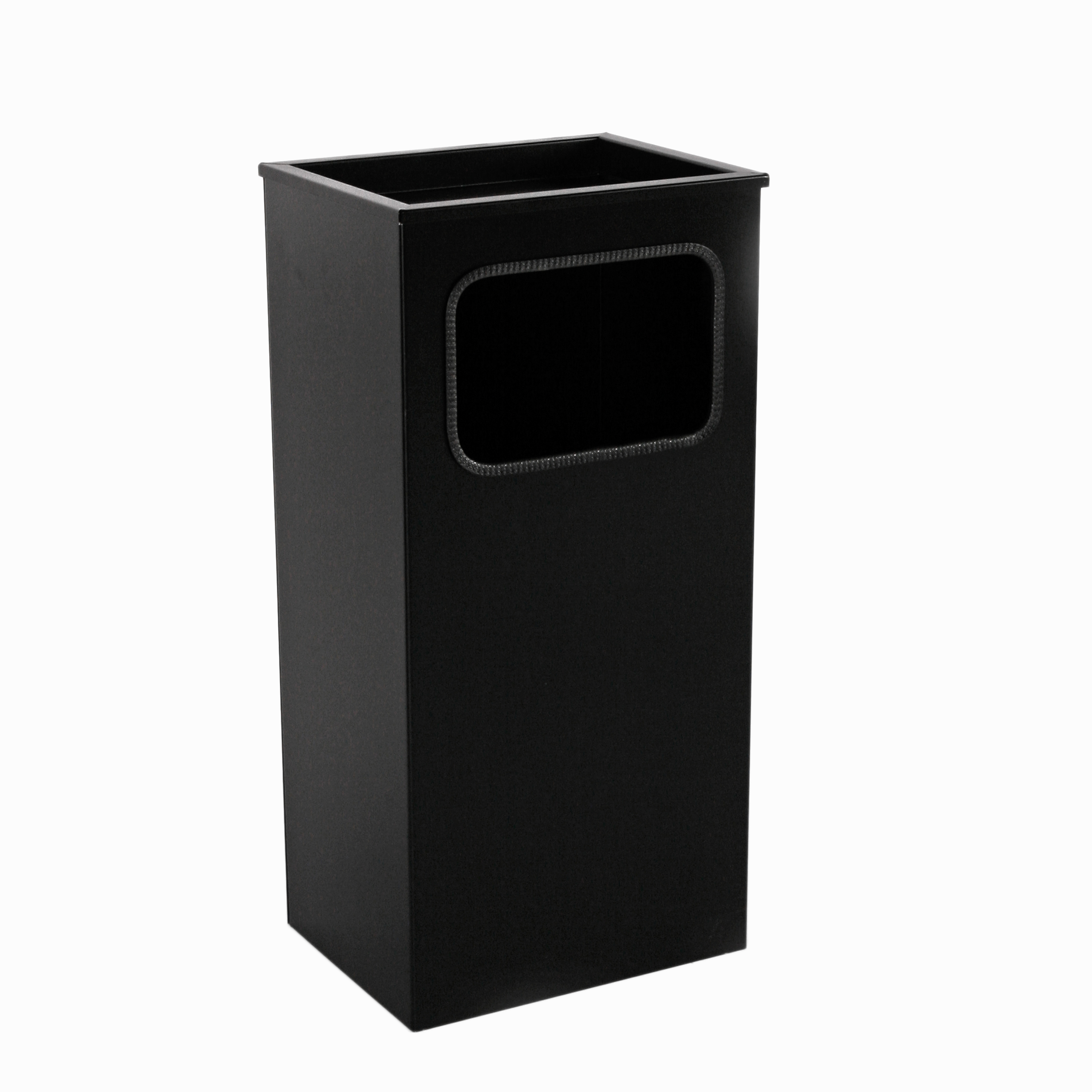 Aschenbecher mit Mülleimer Classic 62x30x23cm 12 ltr Schwarz inkl. Inneneimer SZAGATO Standascher Aschenbecher Abfalleimer Mülleimer mit Aschenbecher
