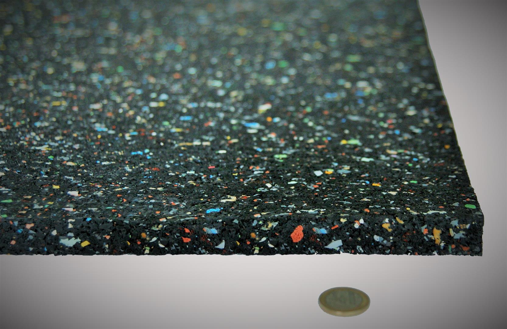 Gummimatte Waschmaschinen Anti-Vibrationsmatte 60x60x2cm SZAGATO Meterware Gummimatt Gummi Matte Gummigranulatmatte Antirutschmatte Granulat recycelt