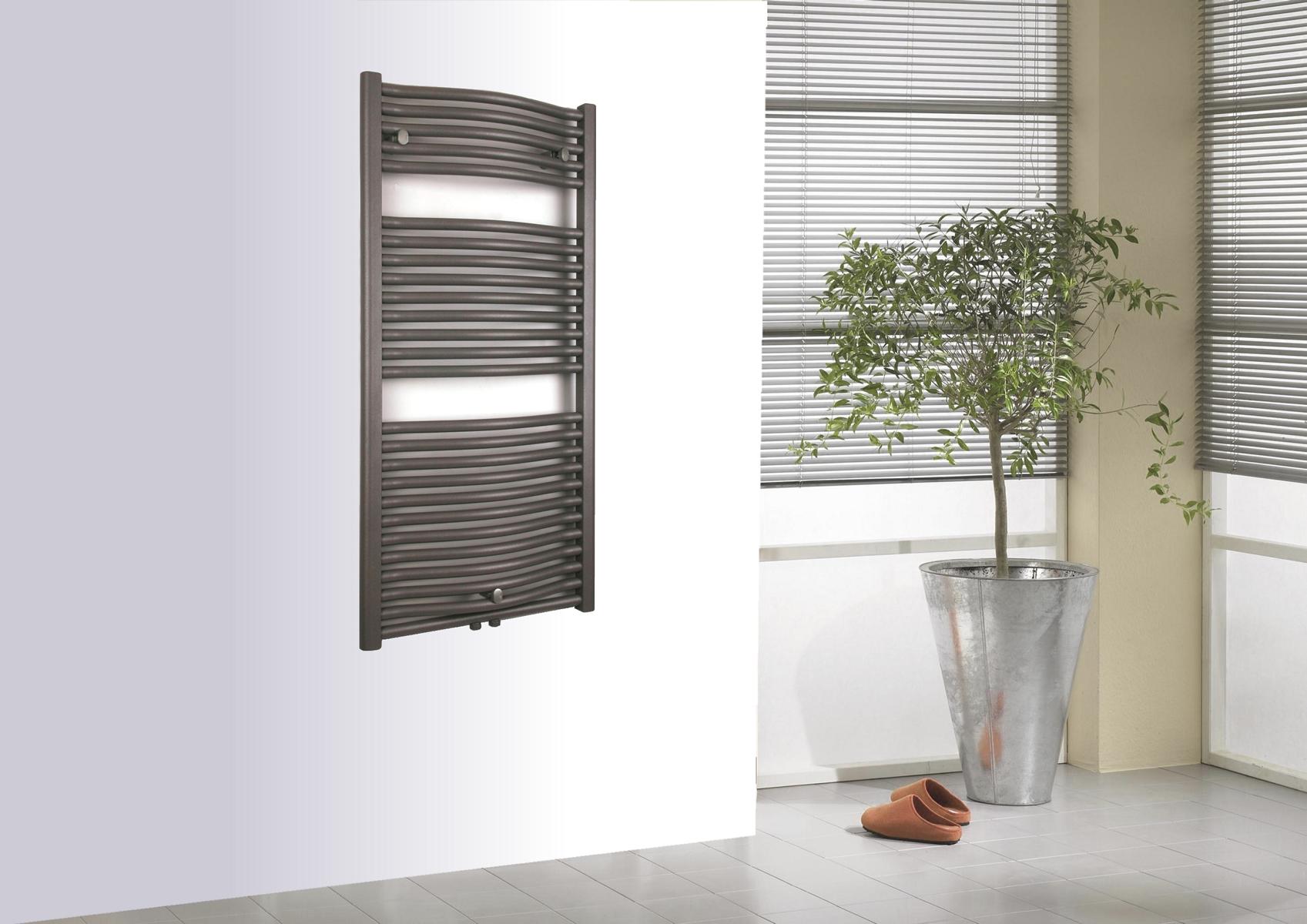 BADHEIZKÖRPER Design München 2 121x60cm 1034 Watt Mittelanschluss anthrazit - moonstone SZAGATO Handtuchheizkörper mit Mittelanschluss Handtuchwärmer