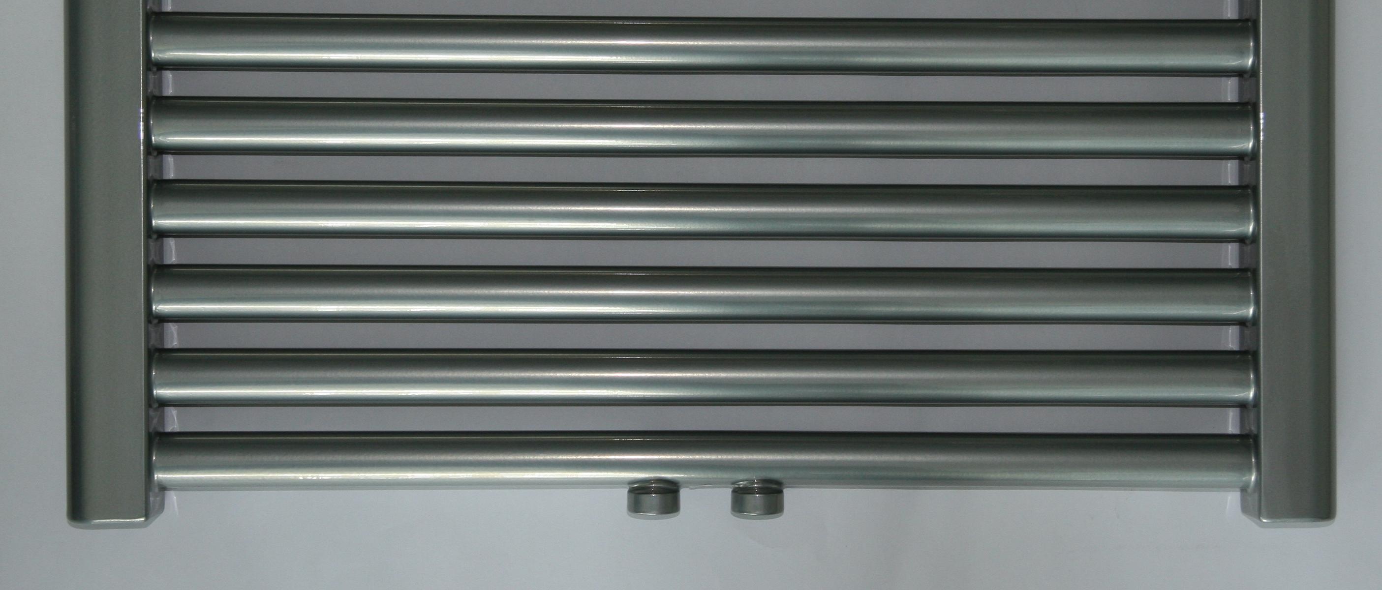 BADHEIZKÖRPER Design Bremen 3 177x60cm 1450 Watt Edelstahloptik SZAGATO Handtuchheizkörper Mittelanschluss Handtuchwärmer Mittelanschluss