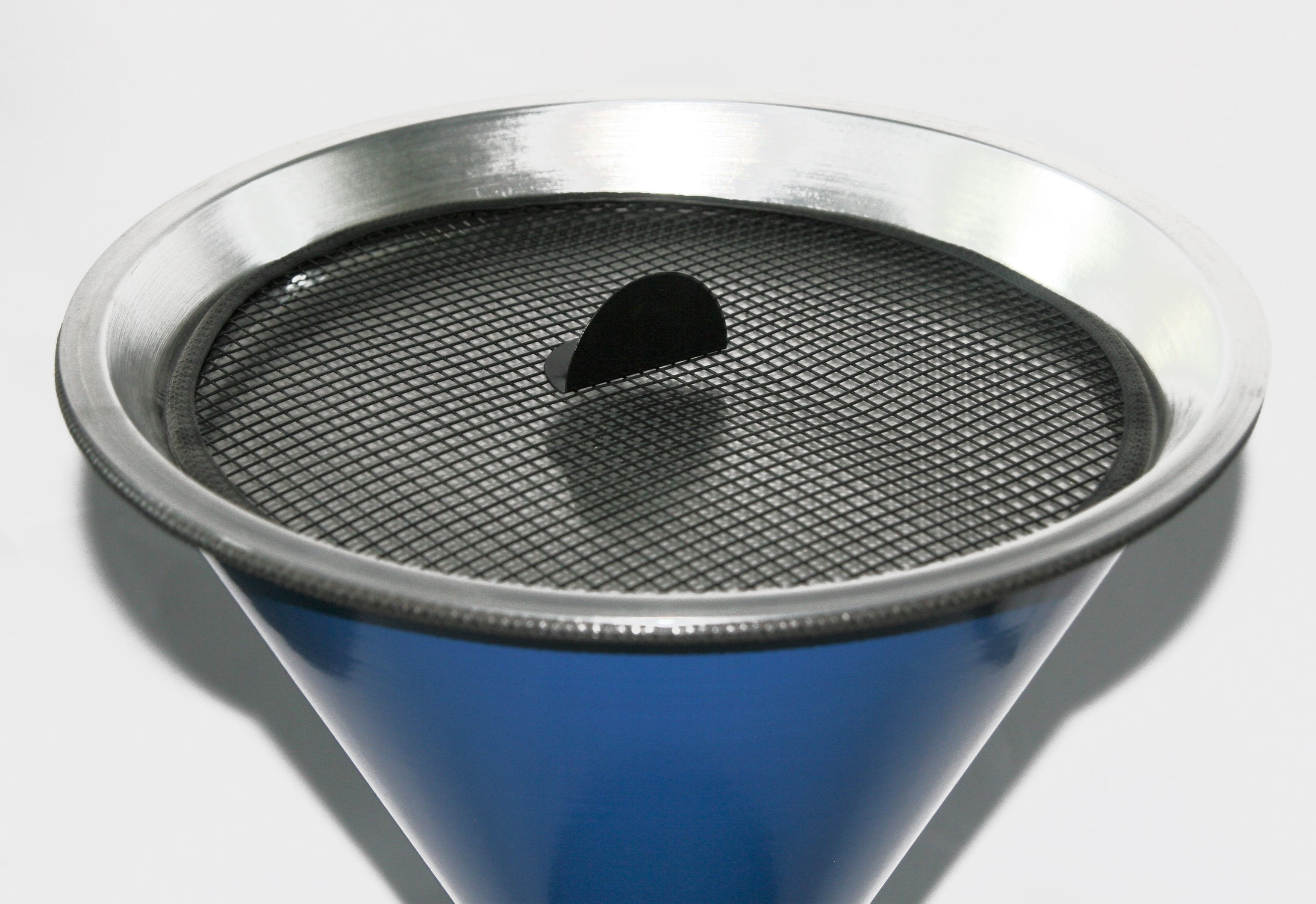 Standaschenbecher Diabola 71x40cm blau SZAGATO Made in Germany Aschenbecher für draußen mit Deckel Standaschenbecher Stand Aschenbecher outdoor