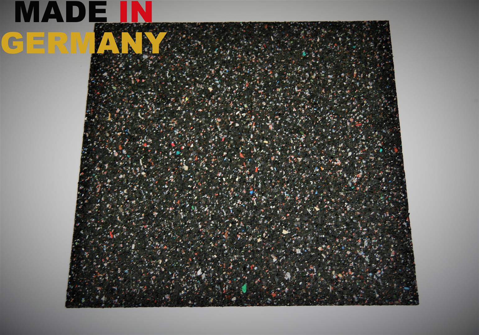 Gummimatte Waschmaschinen Anti - Vibrationsmatte 60x60x1,5cm SZAGATO Meterware Gummimatt Gummi Matte Gummigranulatmatte Antirutschmatte recycelt