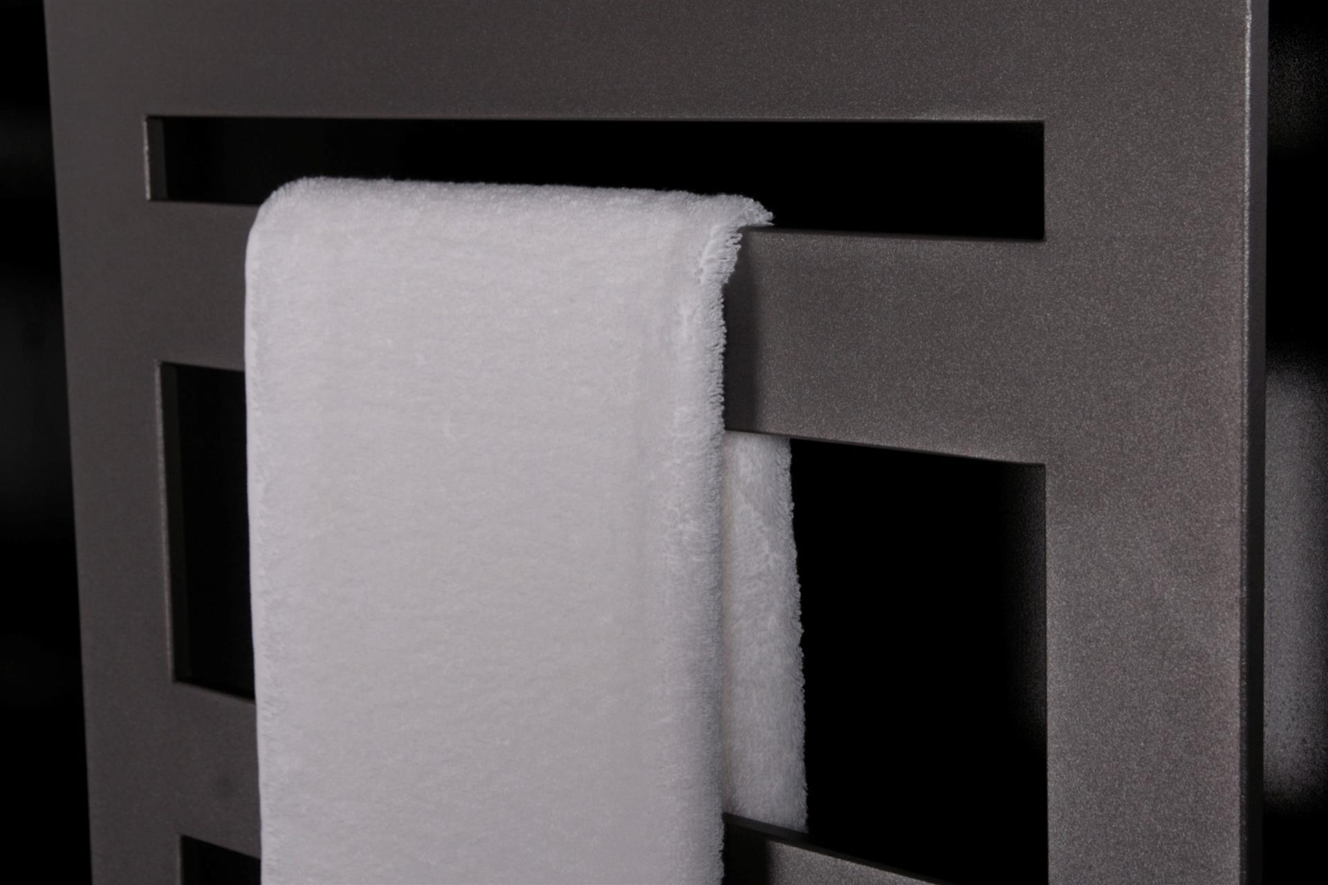 BADHEIZKÖRPER Design Zebra 3 175x60cm 1302 Watt anthrazit moonstone SZAGATO Designheizkörper Handtuchheizkörper mit Mittelanschluss Handtuchwärmer