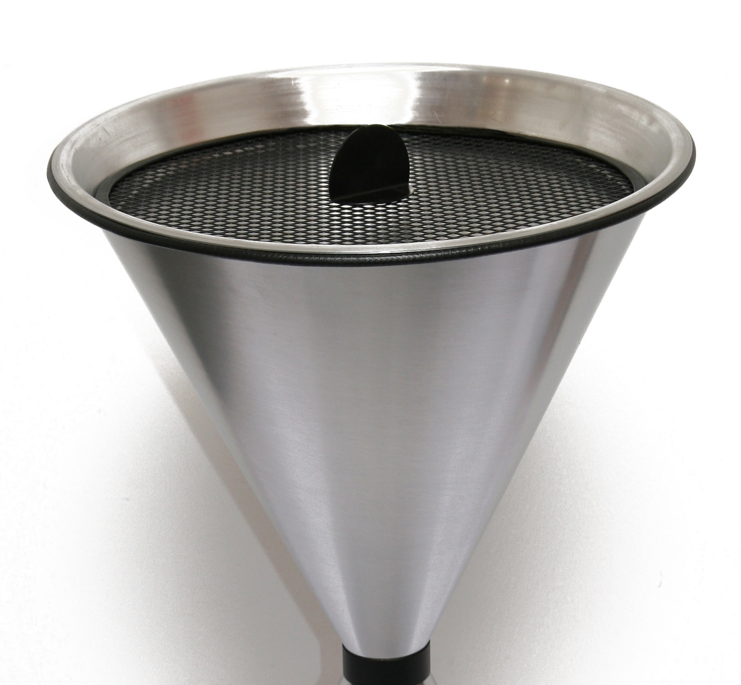 Stand Aschenbecher Diabolo 71x40cm Edelstahl inkl 25 kg Quarzsand SZAGATO Aschenbecher groß Stand-Aschenbecher außen Aschenbecher stehend Standascher