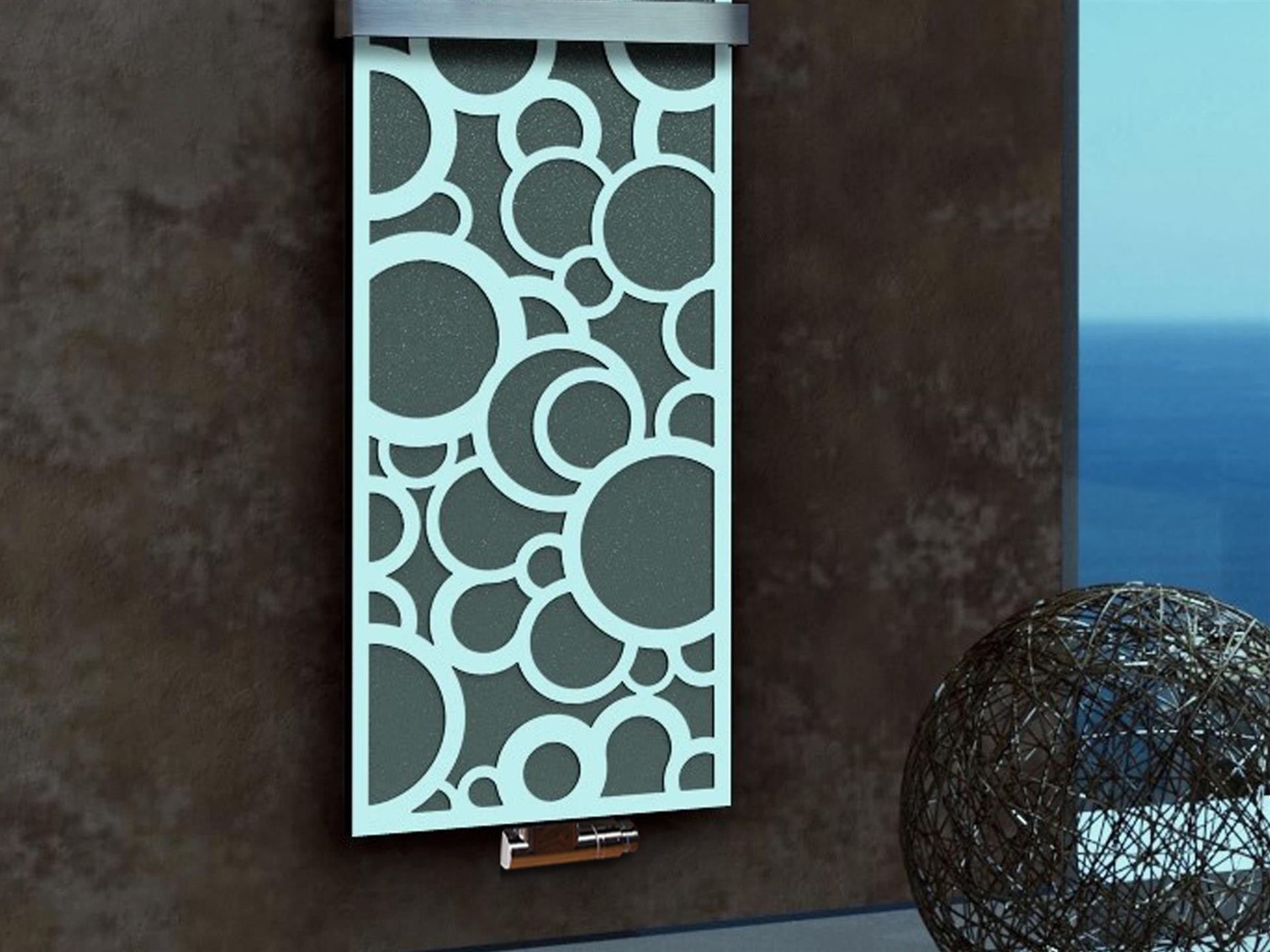BADHEIZKÖRPER Design Kreta 3 180x47cm 1118Watt anthrazit - moonstone (+2 Halter 50mm) SZAGATO Designheizkörper Handtuchheizkörper mit Mittelanschluss