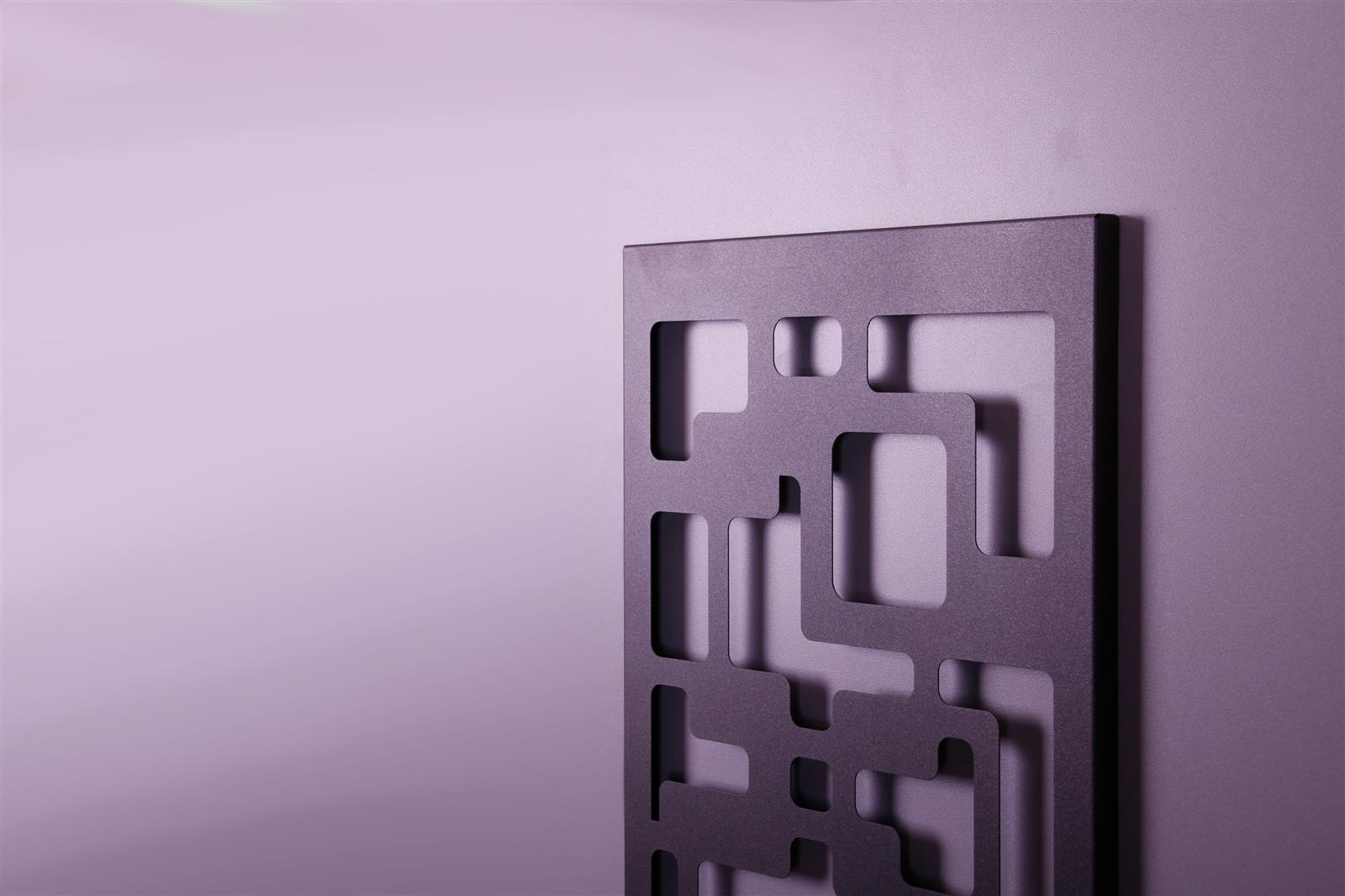 Wandgarderobe Design Downtown 140x40cm grau SZAGATO Made in Germany Garderobenpaneel Garderobenleiste Garderobenleisten Flurgarderobe Garderobe Flur