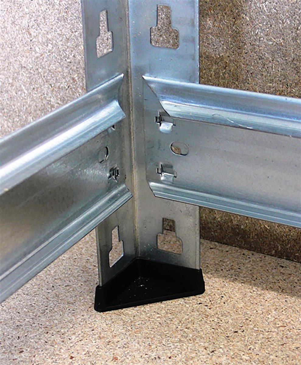 Steckregal 175 kg Profi II 180x92x46cm verzinkt SZAGATO Metallregal Fachbodenregal Lagerregal Metall Fachboden Regal Schwerlastregal Regalsystem