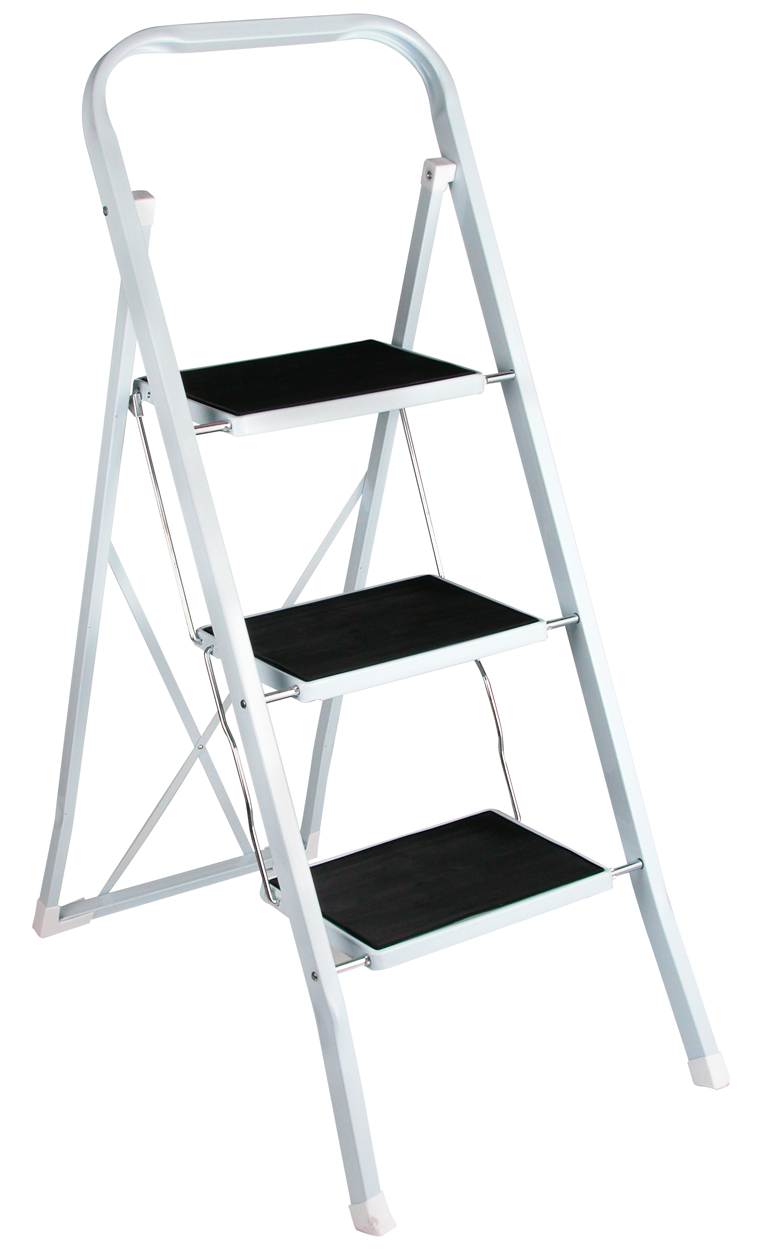 Klapptritt 3 Stufen 150 kg SZAGATO Klapptrittleiter Trittleiter