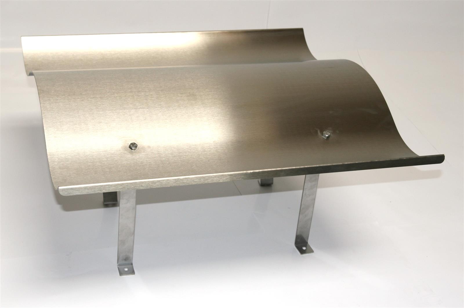 Schornsteinabdeckung Edelstahl 83x57cm starr  No. 4 SZAGATO Made in Germany Kaminhaube Edelstahl Kaminabdeckung Schornsteinhaube Schornsteinabdeckung