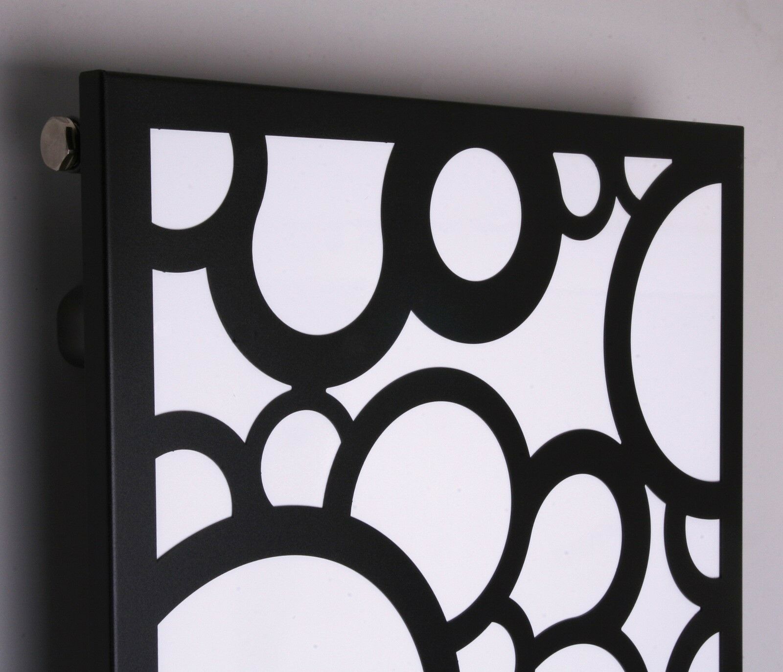 BADHEIZKÖRPER Design Kreta 3 180x47cm 1118 Watt schwarz +1 Halter 50mm SZAGATO Designheizkörper Handtuchheizkörper mit Mittelanschluss Handtuchwärmer