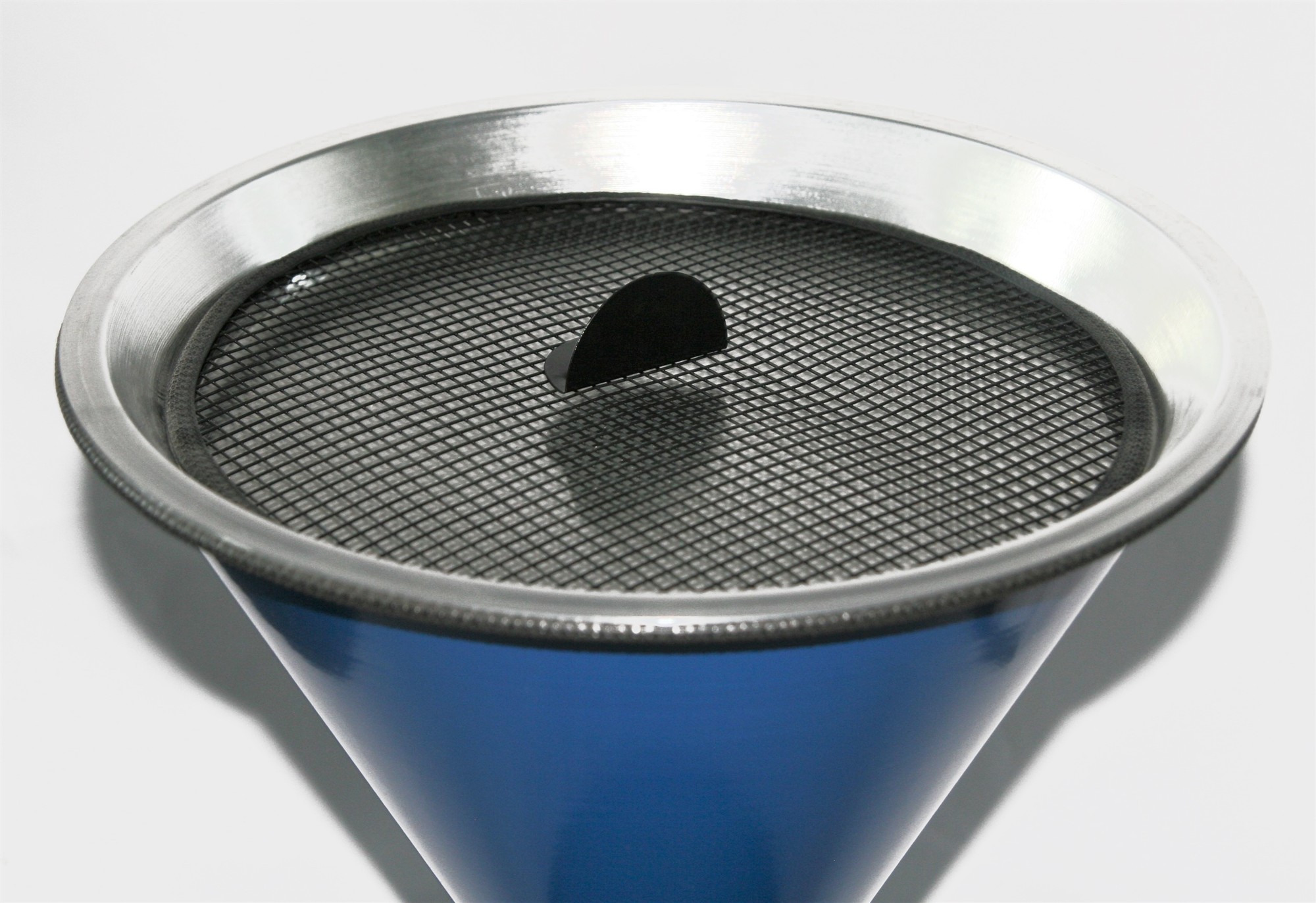 Standaschenbecher Diabola 71x40cm blau SZAGATO Made in Germany Aschenbecher für draußen mit Deckel Standaschenbecher Stand Aschenbecher outdoor