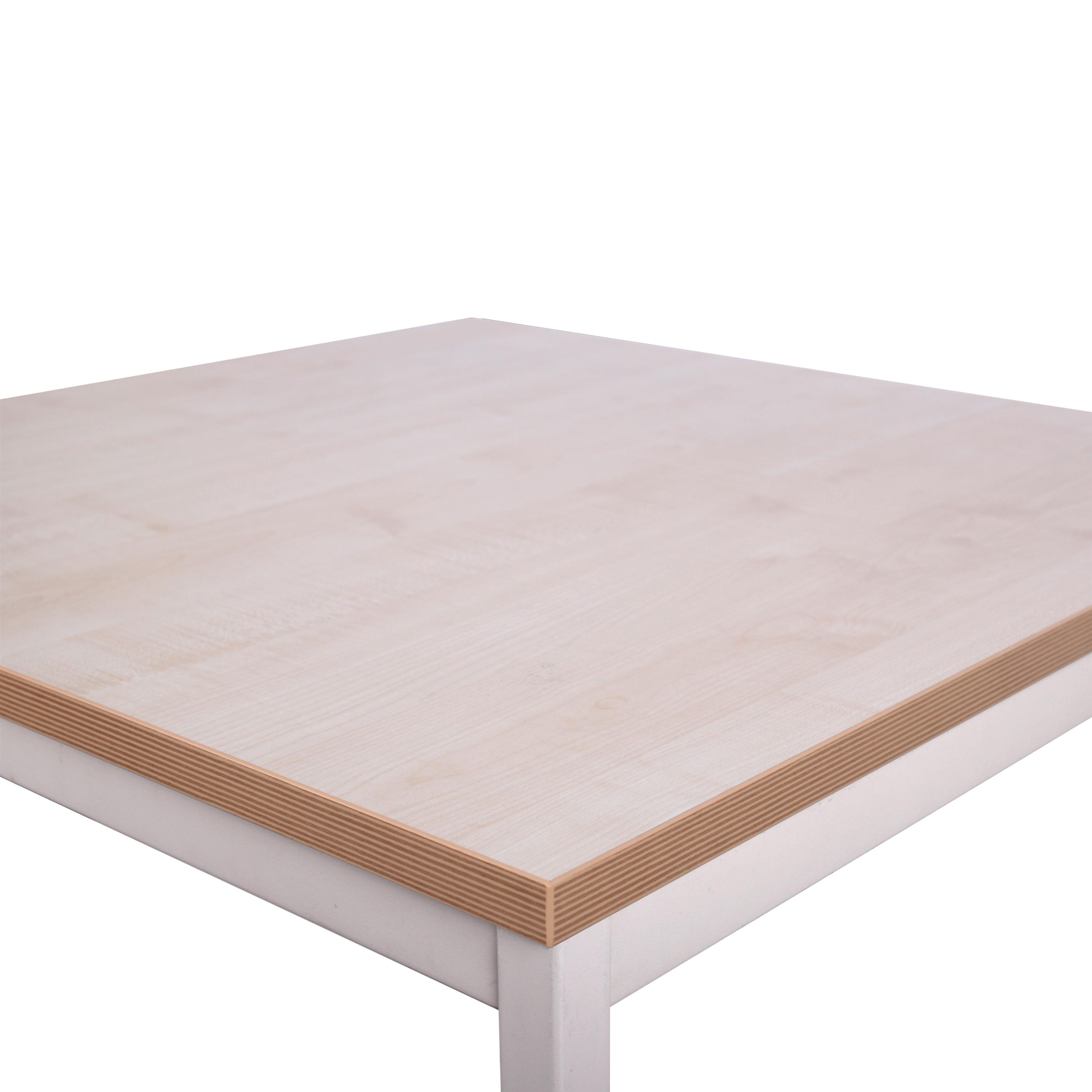Schreibtisch Stahl LxB 180x80cm Ahorn SZAGATO Made in Germany Schreibtisch höhenverstellbar Arbeitstisch Bürotisch Druckertisch Computertisch