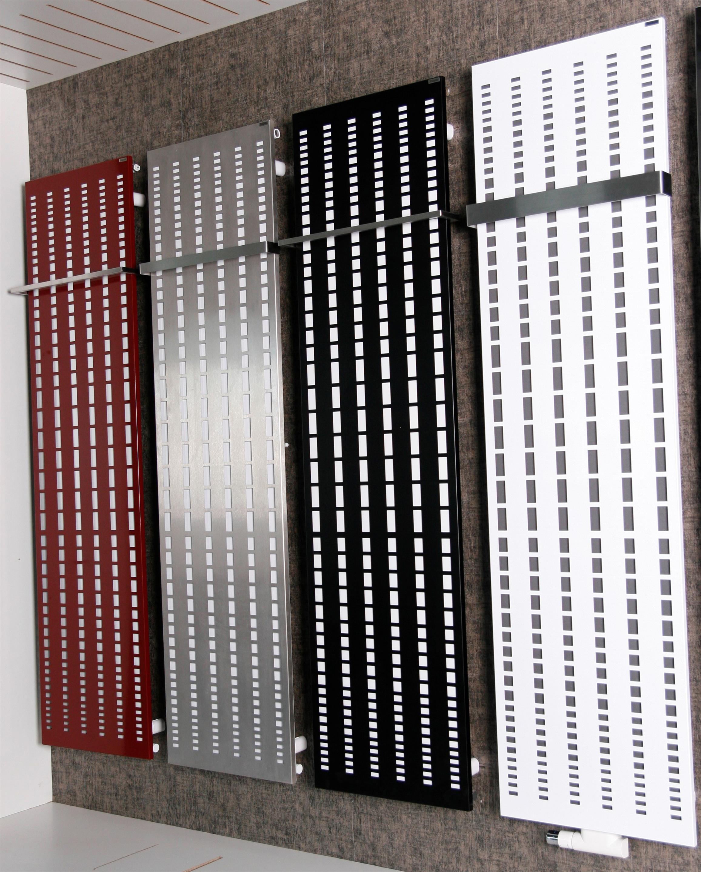 BADHEIZKÖRPER Design broken Mirror 2 120x47cm 799 Watt Edelstahl poliert SZAGATO Designheizkörper Handtuchheizkörper Mittelanschluss Handtuchwärmer