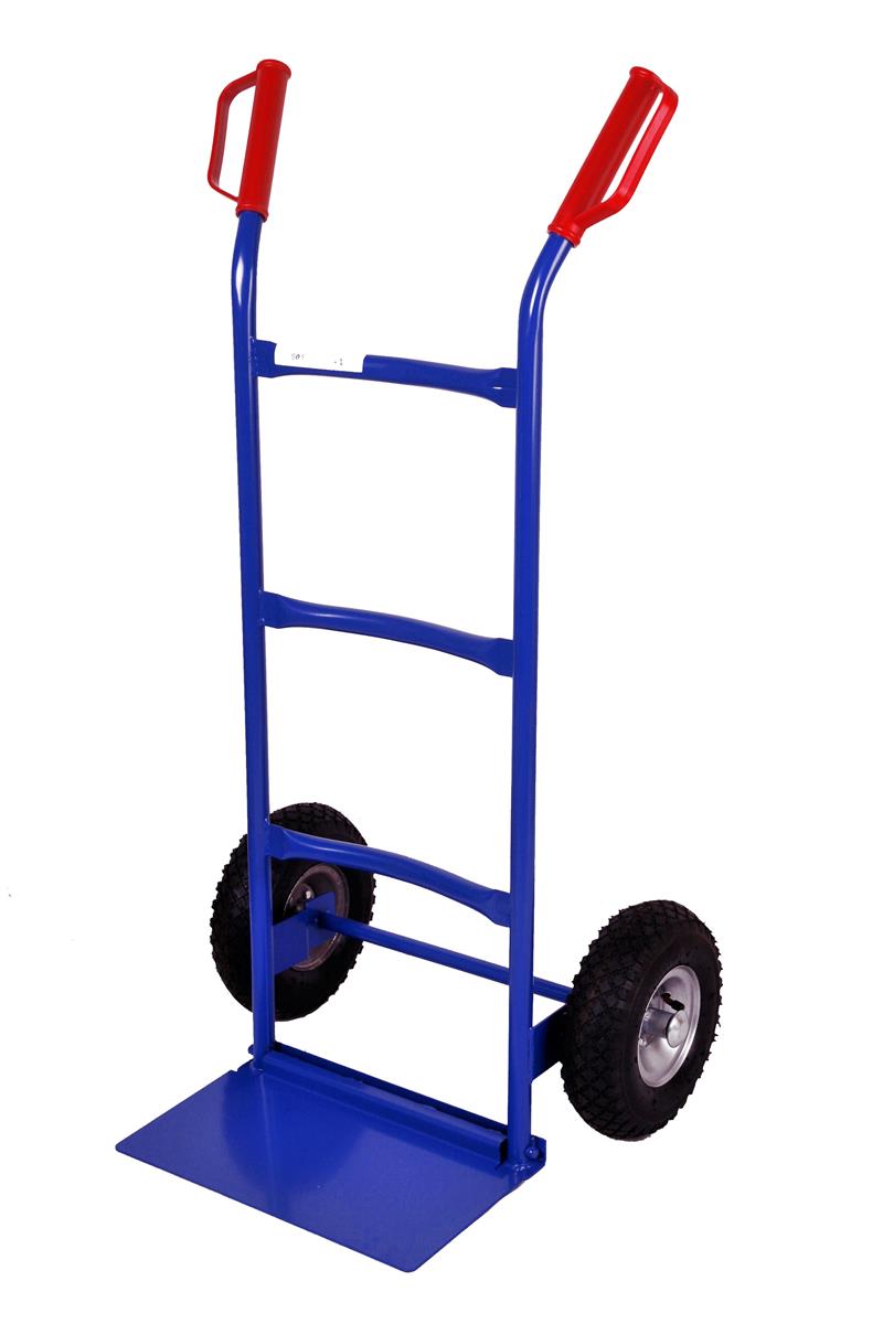 Sackkarre 150 kg 111x58x48cm blau klappbar SZAGATO Transportkarre klappbar Sackkarre Sackkarre klappbar faltbare Sackkarre kaufen Vollgummi Sackkarre