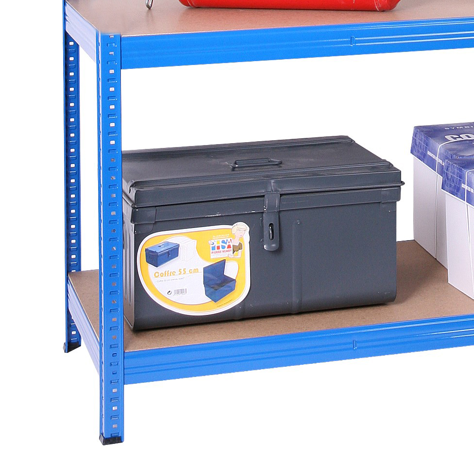 Werkbank Verpackungstisch 350 kg Profi 100x150x80cm 2 Böden blau SZAGATO Werkbank als Regal Werkbänk Metallregal Fachbodenregal Regalsystem Werkbank Verpackungstisch 350 kg Profi 2 Böden blau SZAGATO Werkbank als Regal Werkbänk Metallregal Fachbodenregal Regalsystem #1