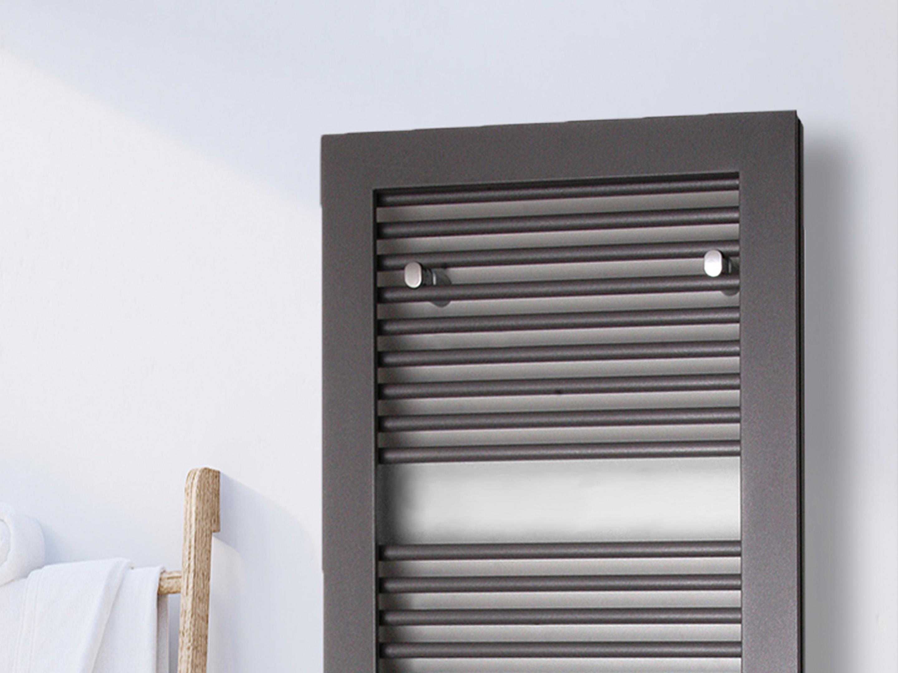 BADHEIZKÖRPER Design Window 3 177x60cm 1224 Watt anthrazit moonstone SZAGATO Designheizkörper Handtuchheizkörper mit Mittelanschluss Handtuchwärmer