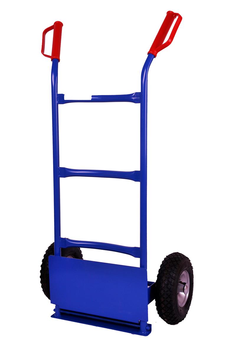Sackkarre 150 kg 111x58x48cm blau klappbar SZAGATO Transportkarre klappbar Sackkarre Sackkarre klappbar faltbare Sackkarre kaufen Vollgummi Sackkarre