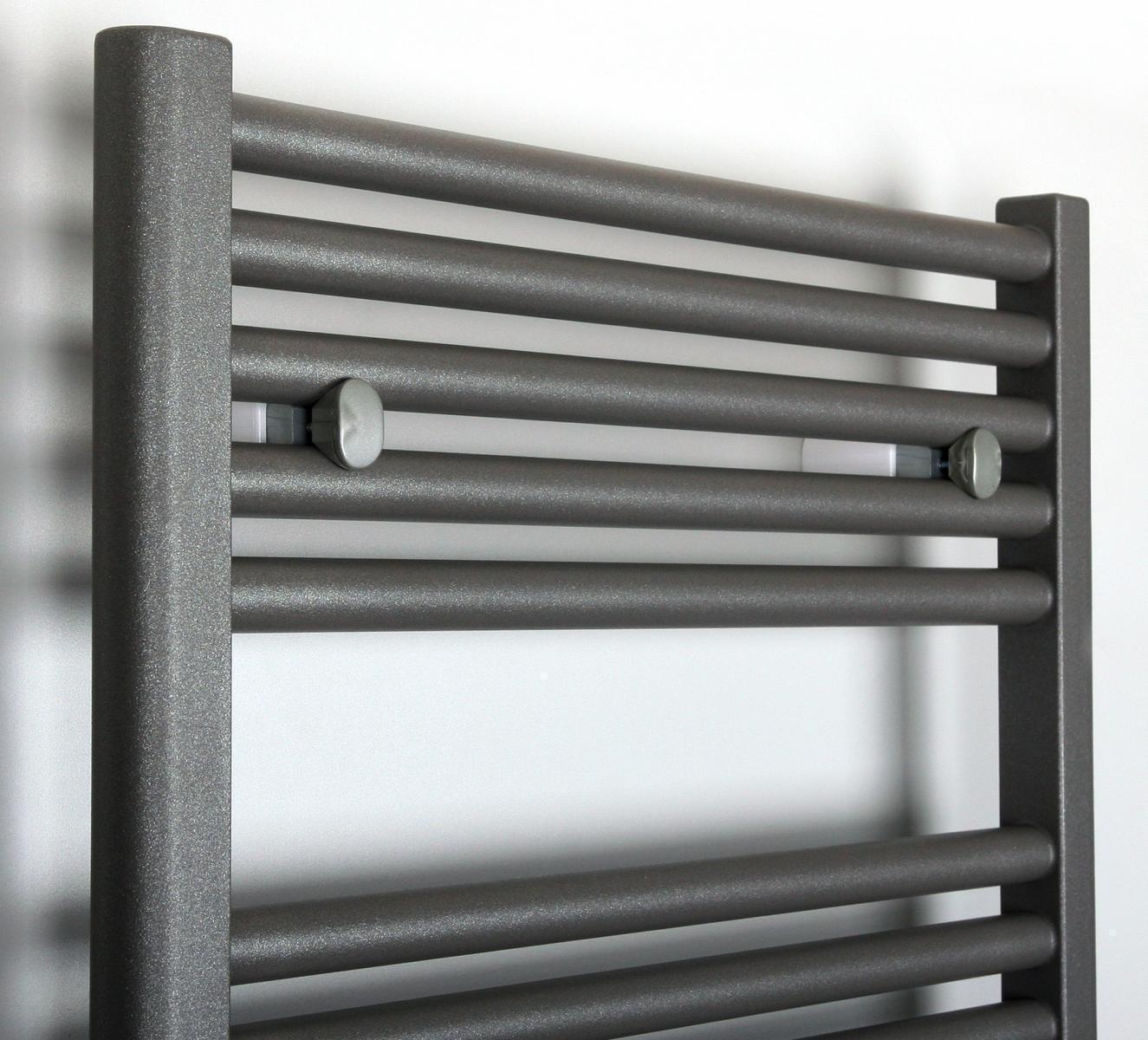 BADHEIZKÖRPER Design Bremen 3 177x60cm 1450 Watt anthrazit moonstone SZAGATO Handtuchheizkörper Mittelanschluss Handtuchwärmer Mittelanschluss