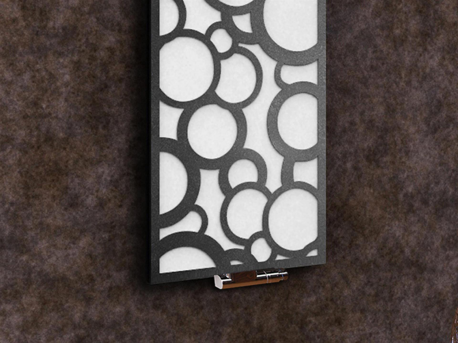 BADHEIZKÖRPER Design Kreta 2 120x47cm 799 Watt weiß anthrazit moonstone SZAGATO Designheizkörper Handtuchheizkörper Mittelanschluss Handtuchwärmer