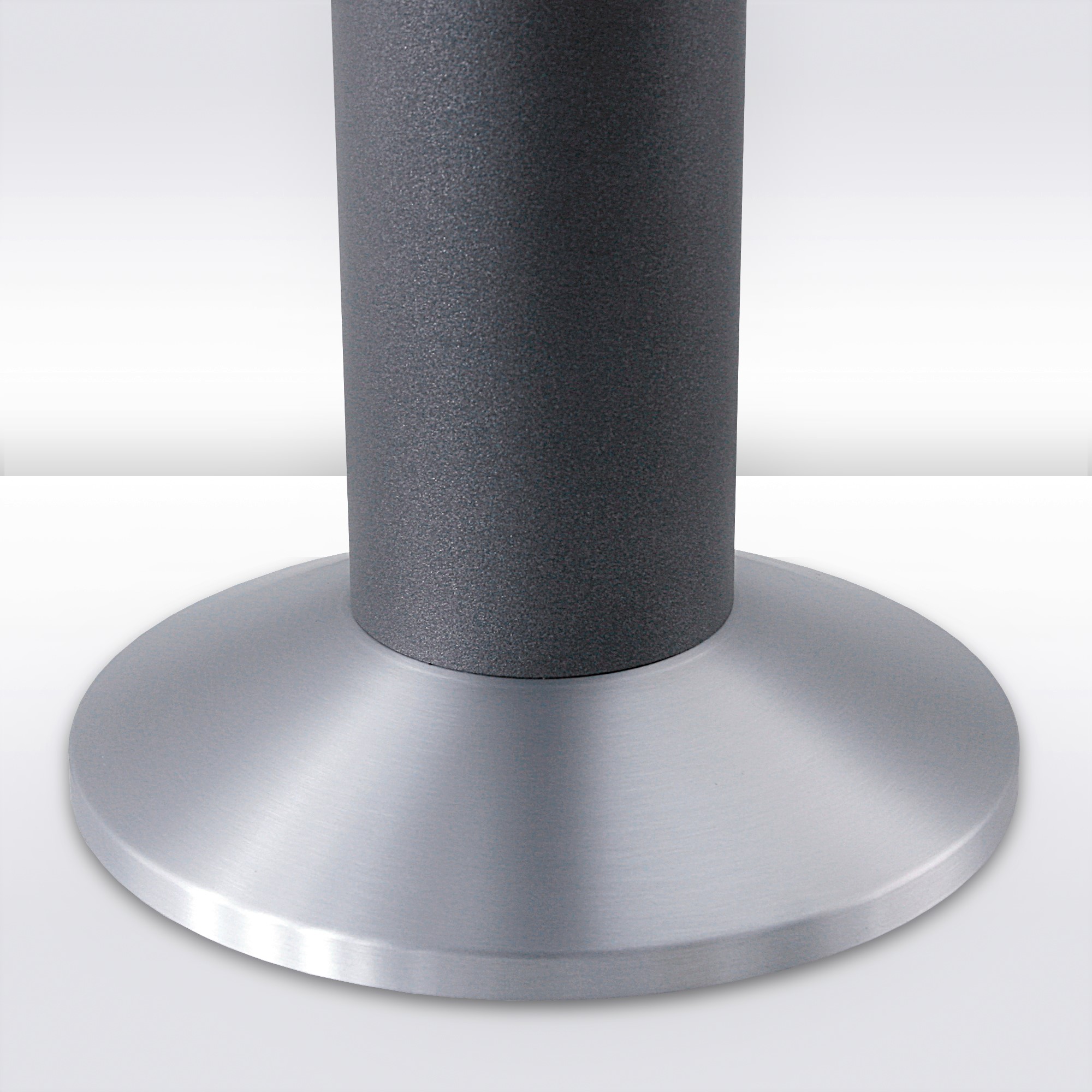 Aschenbecher Säule 81x25cm ALU anthrazit -moonstone SZAGATO Made in Germany Aschenbecher groß Stand-Aschenbecher außen großer Aschenbecher stehend