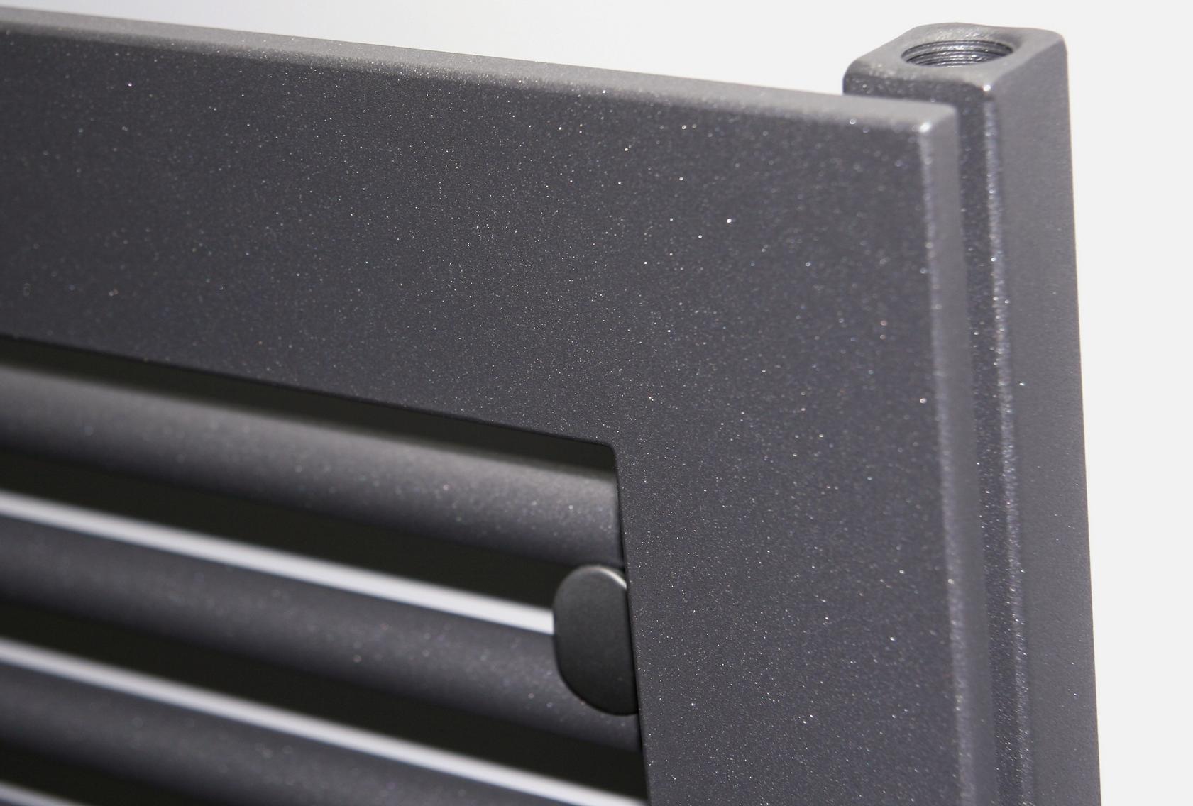 BADHEIZKÖRPER Design Window 1 77x60cm 590 Watt anthrazit moonstone SZAGATO Designheizkörper Handtuchheizkörper mit Mittelanschluss Handtuchwärmer