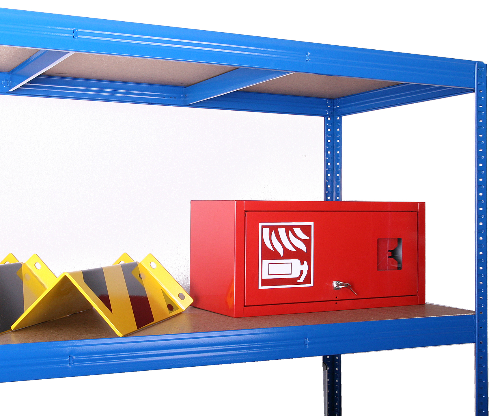 Werkbank Verpackungstisch 350 kg Profi 2 Böden blau SZAGATO Werkbank als Regal Werkbänk Metallregal Fachbodenregal Regalsystem #1