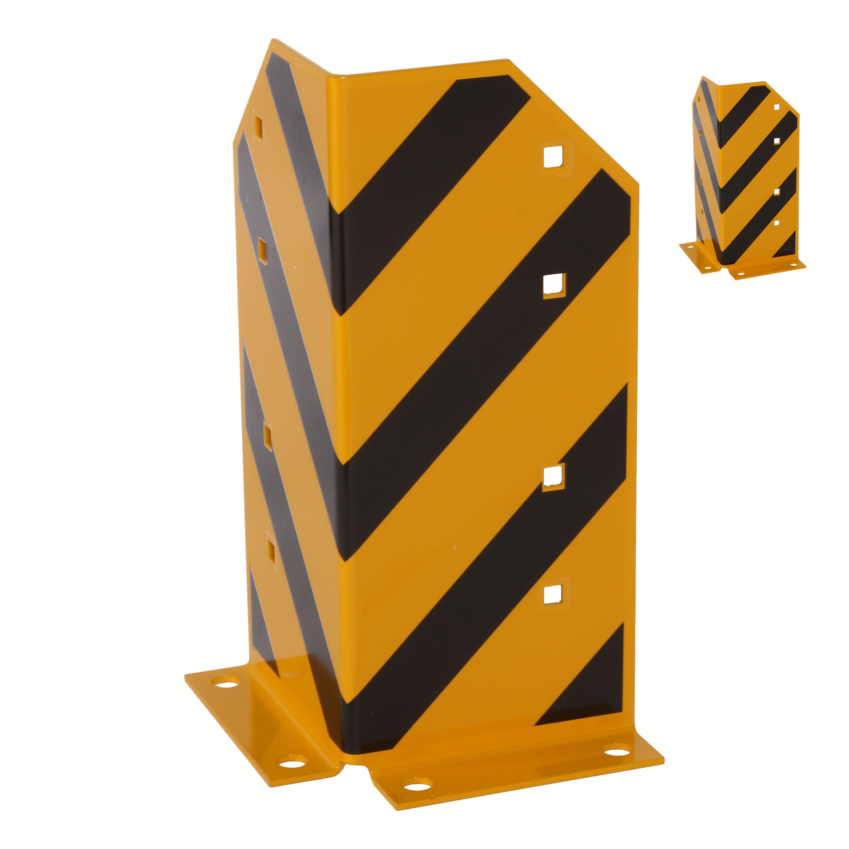 Rammschutz SET (2 Stück) 400x165x165x5 mm gerade  SZAGATO Regal Anfahrschutz  Rammschutzbügel  Anfahrschutzecke Rammschutzecke