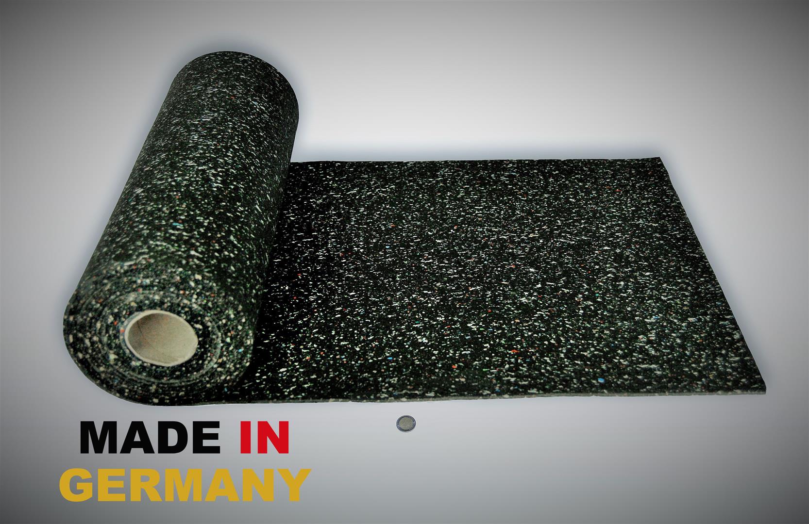 Gummimatte Anti-Vibrationsmatte Antirutschmatte 750x60x0,5cm SZAGATO Germany Gummigranulatmatte Bautenschutzmatte Kofferraummatte Anti-Rutschmatte