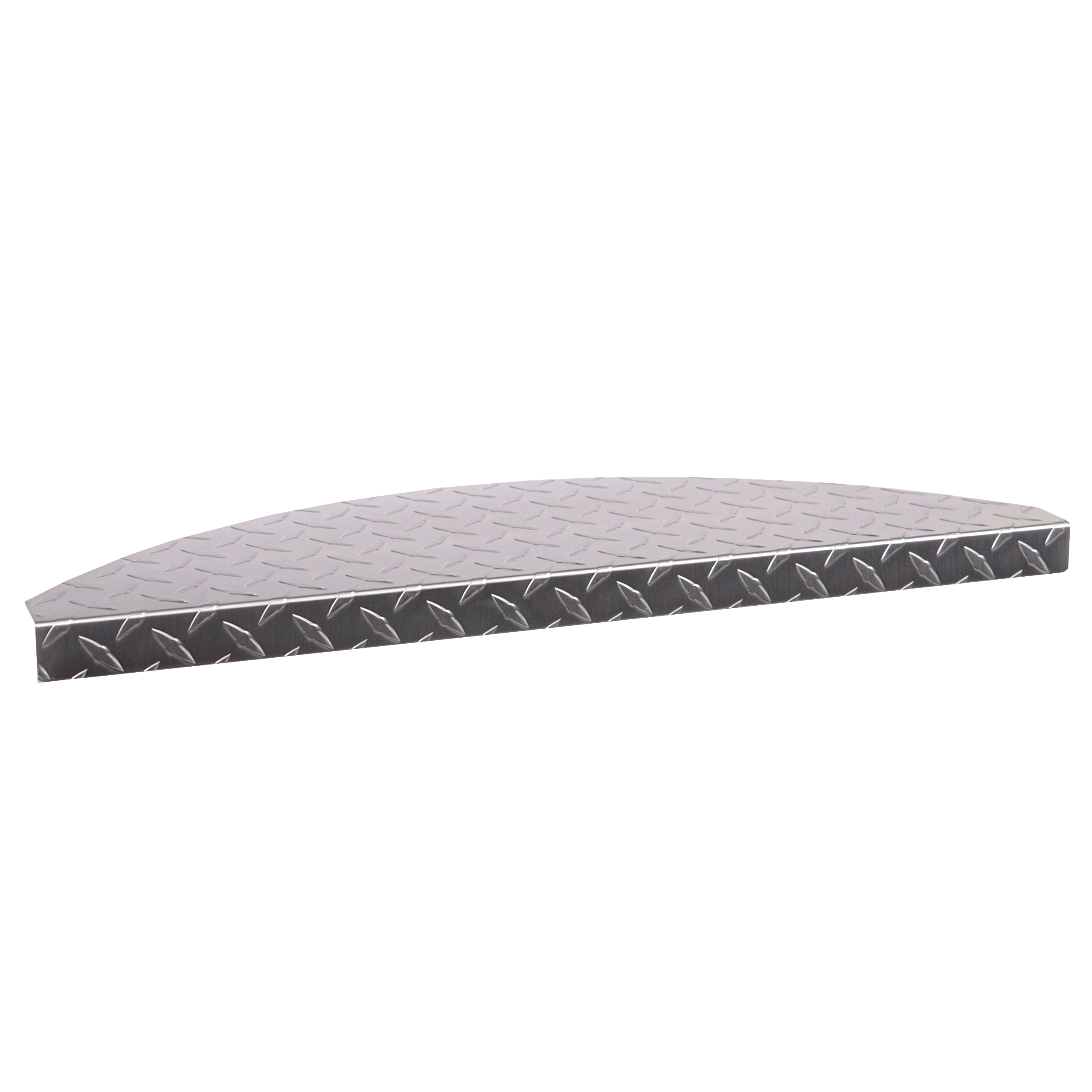 Stufenmatten aus Aluminium matt halbrund 60x18cm SET= 5 Stück SZAGATO Treppenmatte Treppenmatte Stufenmatte Stufenmatten Aluminium ALU Metall