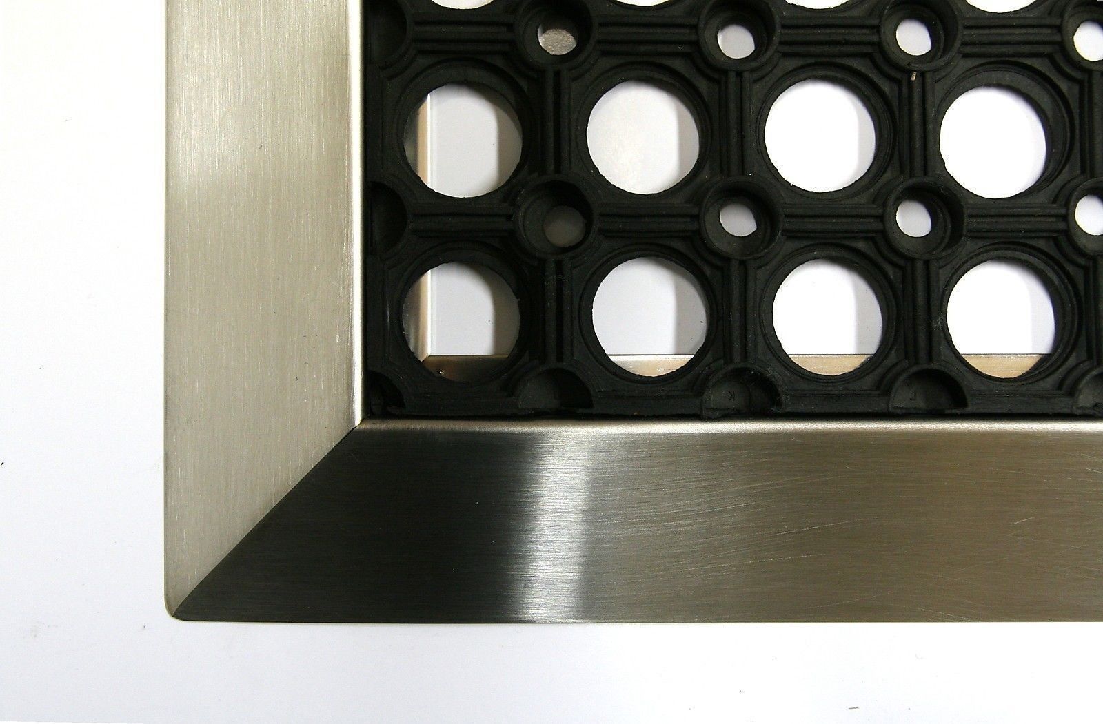 Edelstahlrahmen mit Fußmatte Ringgummi 130x90cm SZAGATO Made in Germany Schuhabstreifer Edelstahl außen Schmutzfangmatte Fußabtreter Edelstahlrahmen mit Fußmatte Ringgummi 130x90cm SZAGATO Made in Germany Schuhabstreifer Edelstahl außen Schmutzfangmatte Fußabtreter