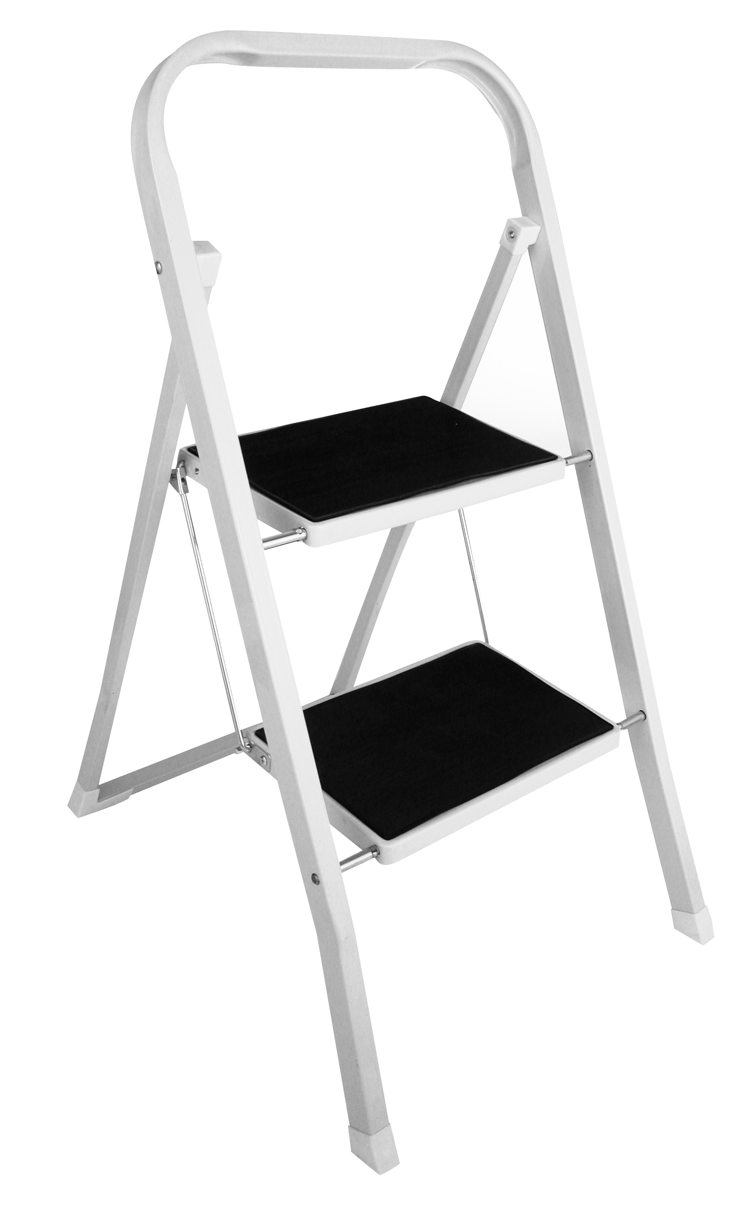 Klapptritt 2 Stufen 150 kg SZAGATO Klapptrittleiter Trittleiter 2 Stufen Klapptritt 2 Stufen Tritt Leiter 2 Stufen Stufentritt Trittleitern 2 Stufen