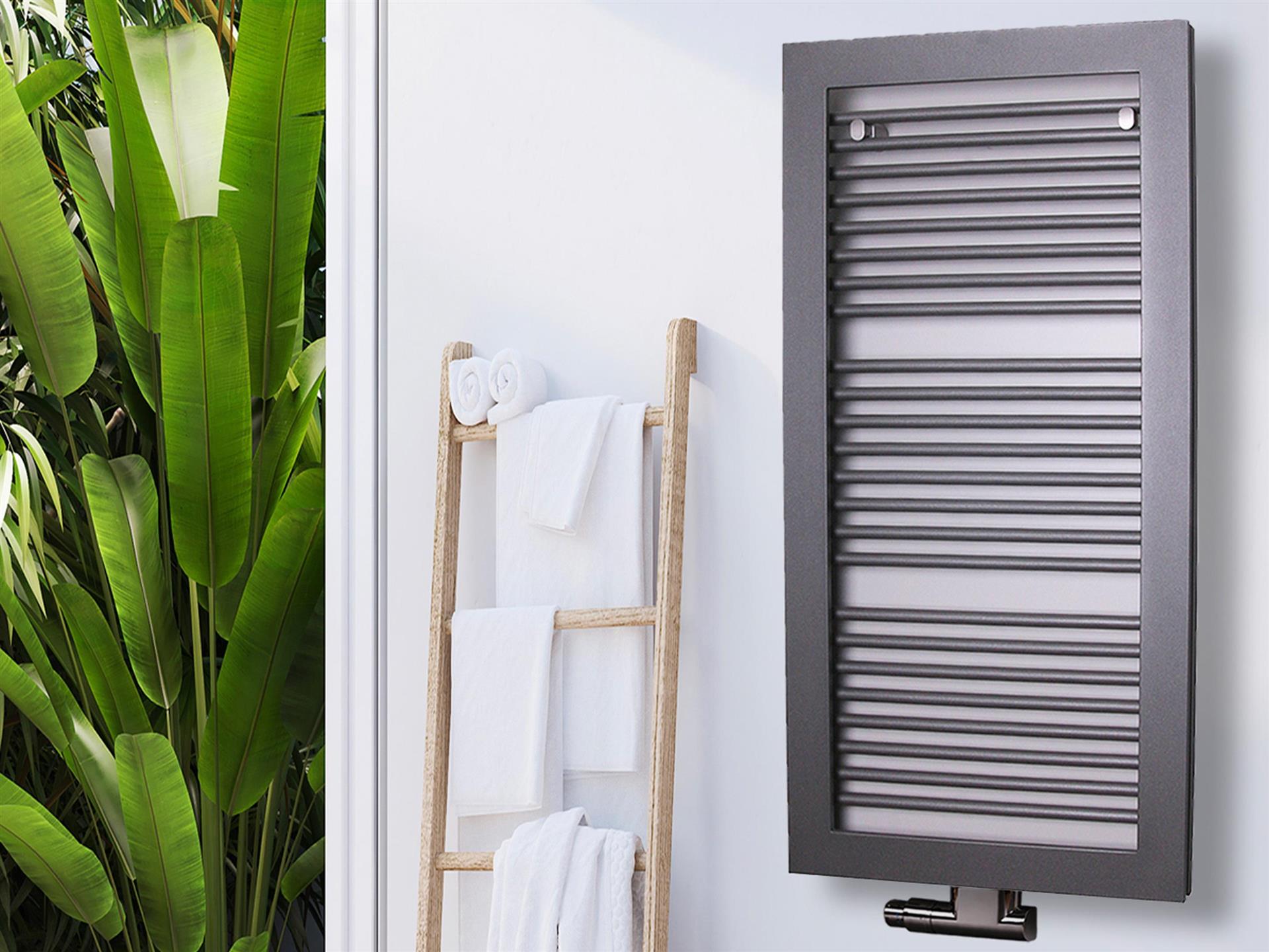 BADHEIZKÖRPER Design Window 2 121x60cm 870 Watt anthrazit moonstone SZAGATO Designheizkörper Handtuchheizkörper mit Mittelanschluss Handtuchwärmer