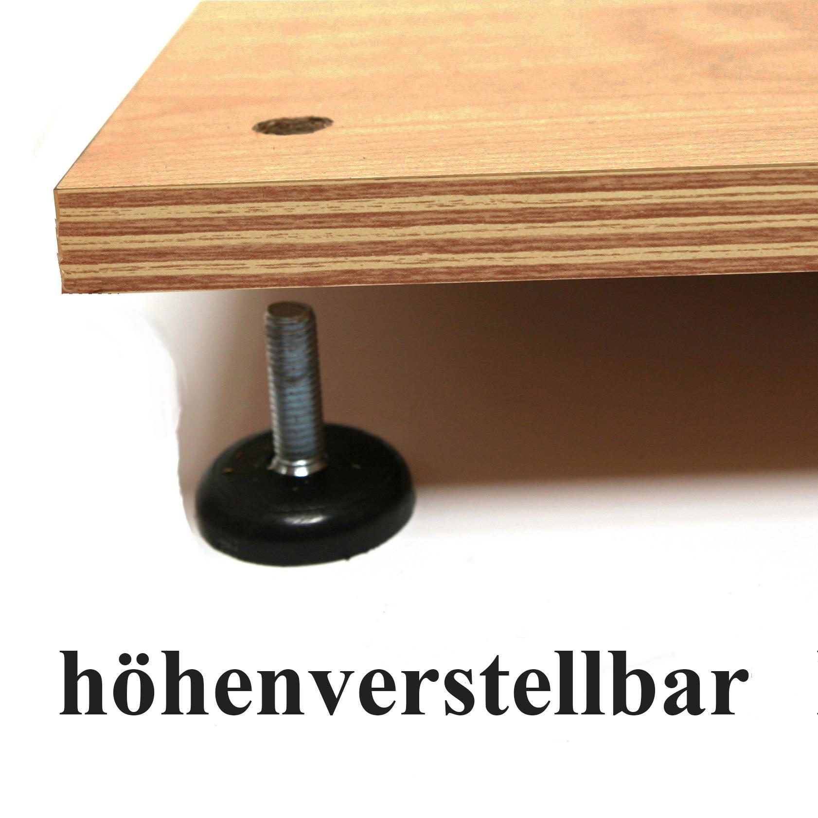 Wohnzimmerregal Bücherregal SZAGATO Eckregal 142x60x60cm Buche 5 Böden Made in Germany Ordnerregal Bücherregal Büroregal Holzregal Lagerregal #1