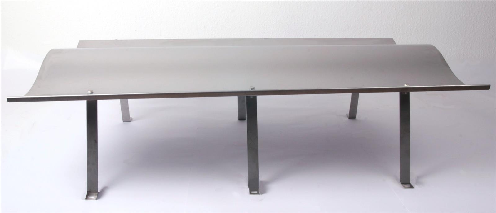 Schornsteinabdeckung Edelstahl 125x70cm starr No. 6 SZAGATO Made in Germany Kaminhaube Edelstahl Kaminabdeckung Schornsteinhaube Schornsteinabdeckung